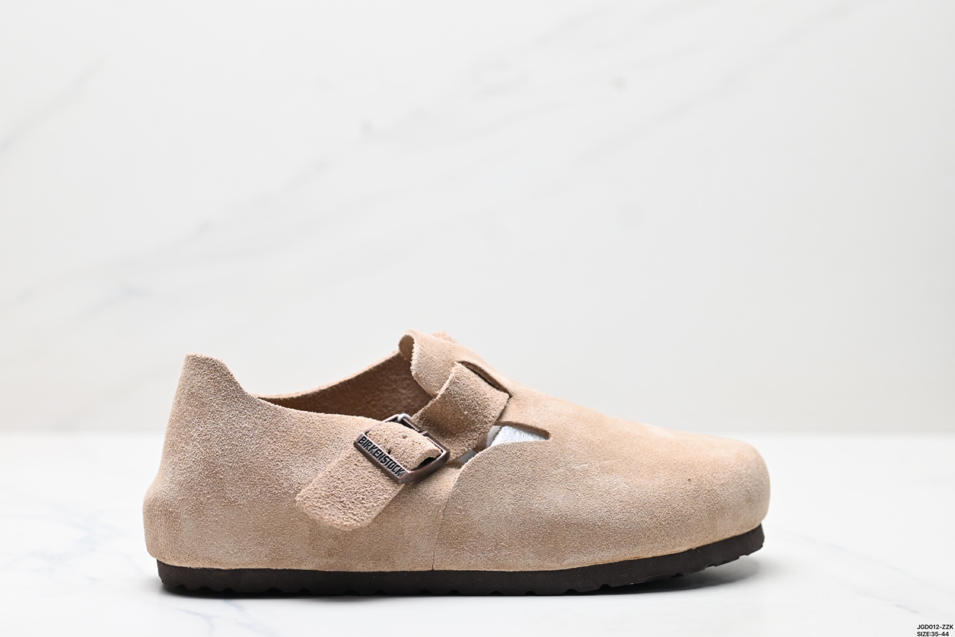 勃肯Birkenstock Boston Suede Shearling 波士顿系列士低帮包头露跟休闲鞋