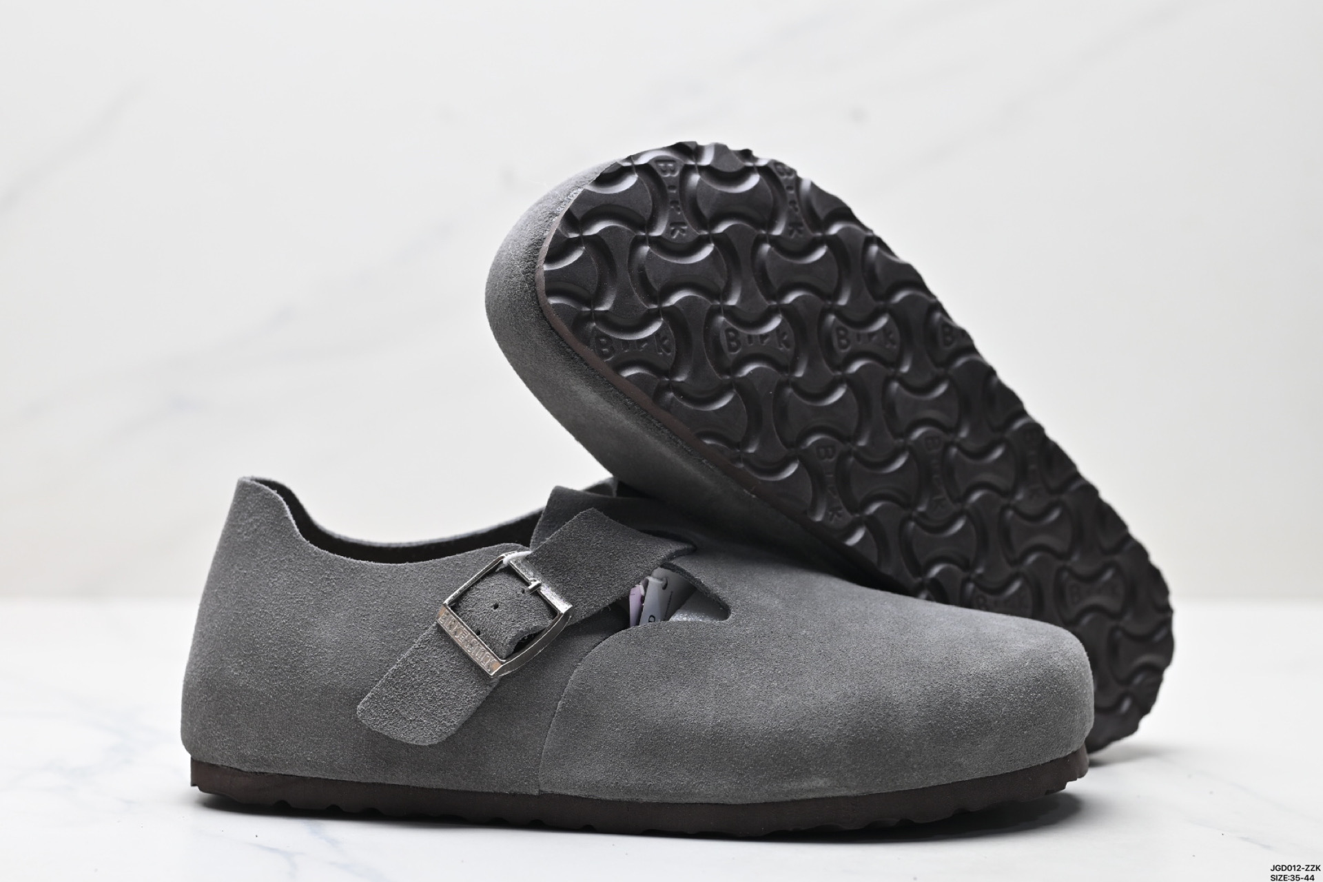 勃肯Birkenstock Boston Suede Shearling 波士顿系列士低帮包头露跟休闲鞋