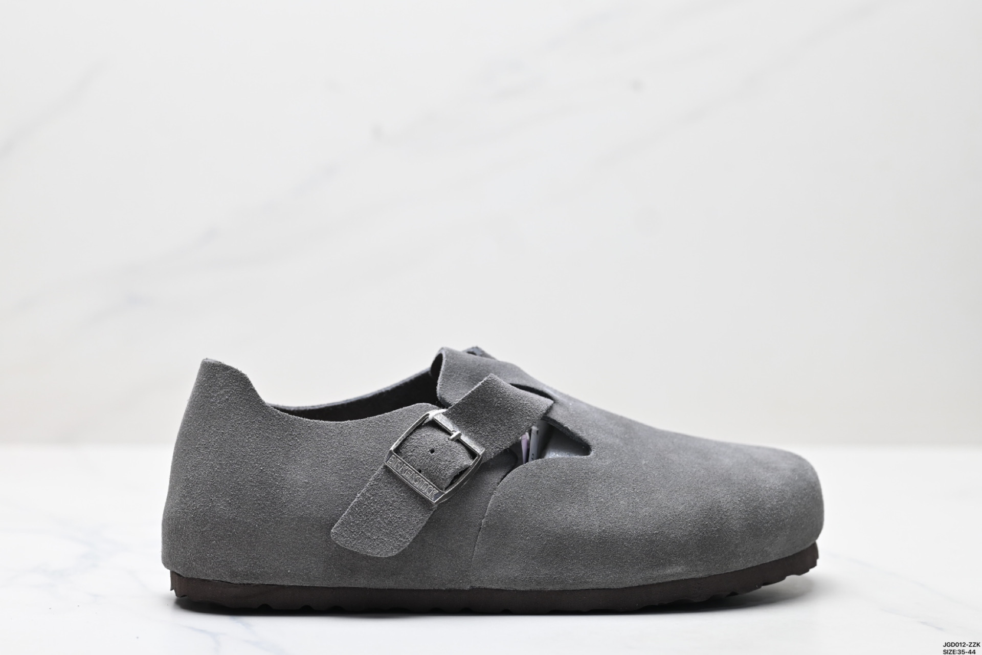 勃肯Birkenstock Boston Suede Shearling 波士顿系列士低帮包头露跟休闲鞋