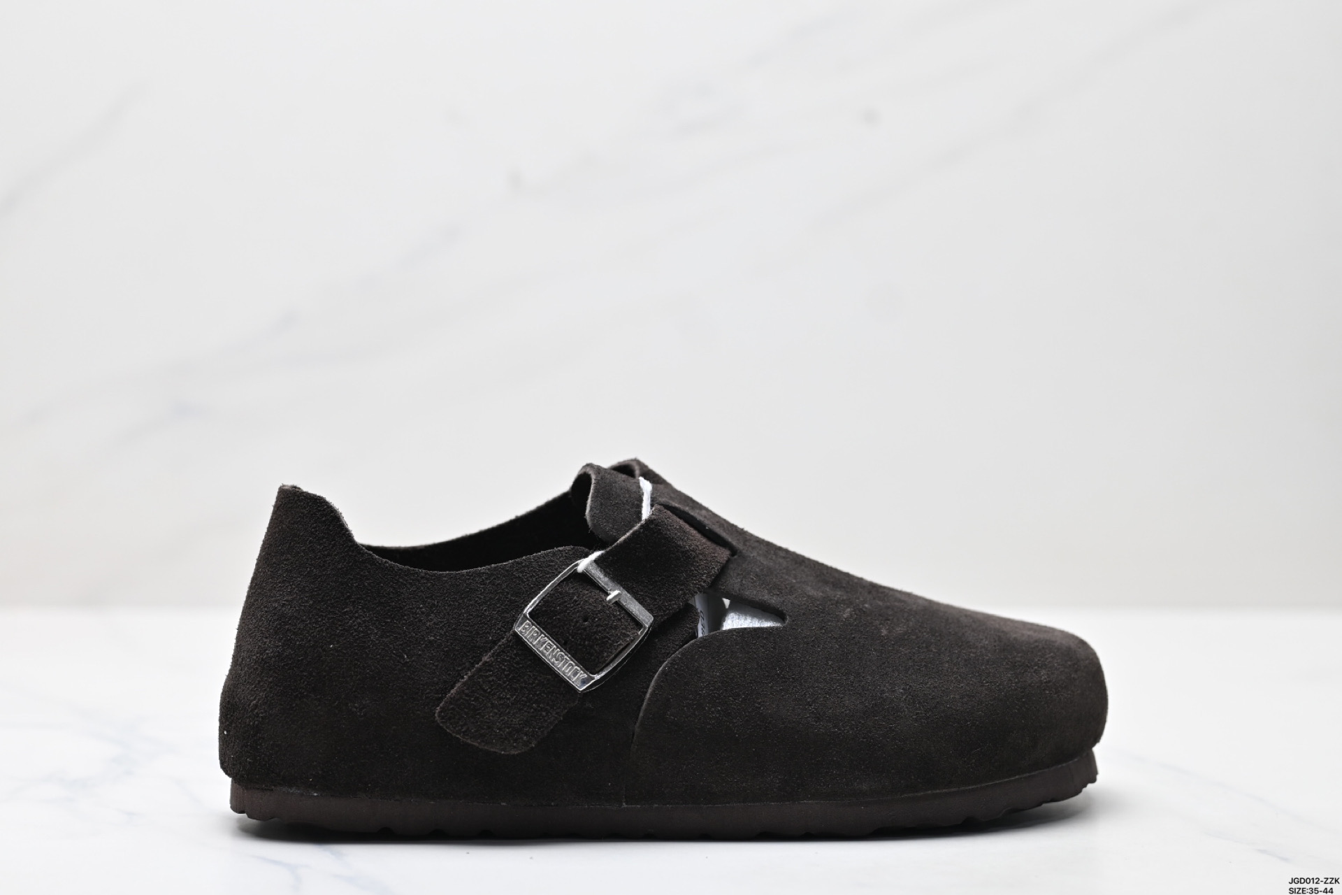 勃肯Birkenstock Boston Suede Shearling 波士顿系列士低帮包头露跟休闲鞋