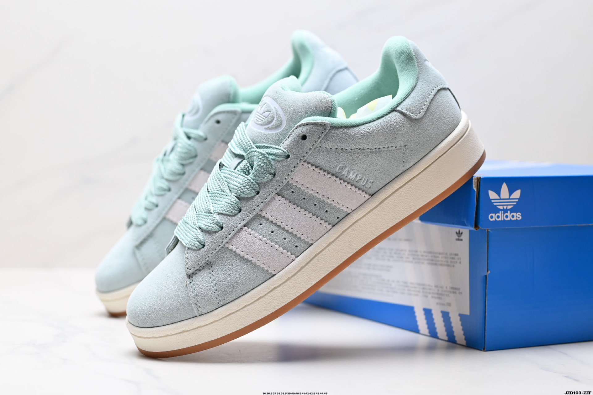 阿迪达斯Adidas Originals Campus 00s学院系列 面包风经典复古低帮百搭休闲运动板鞋 JI1984