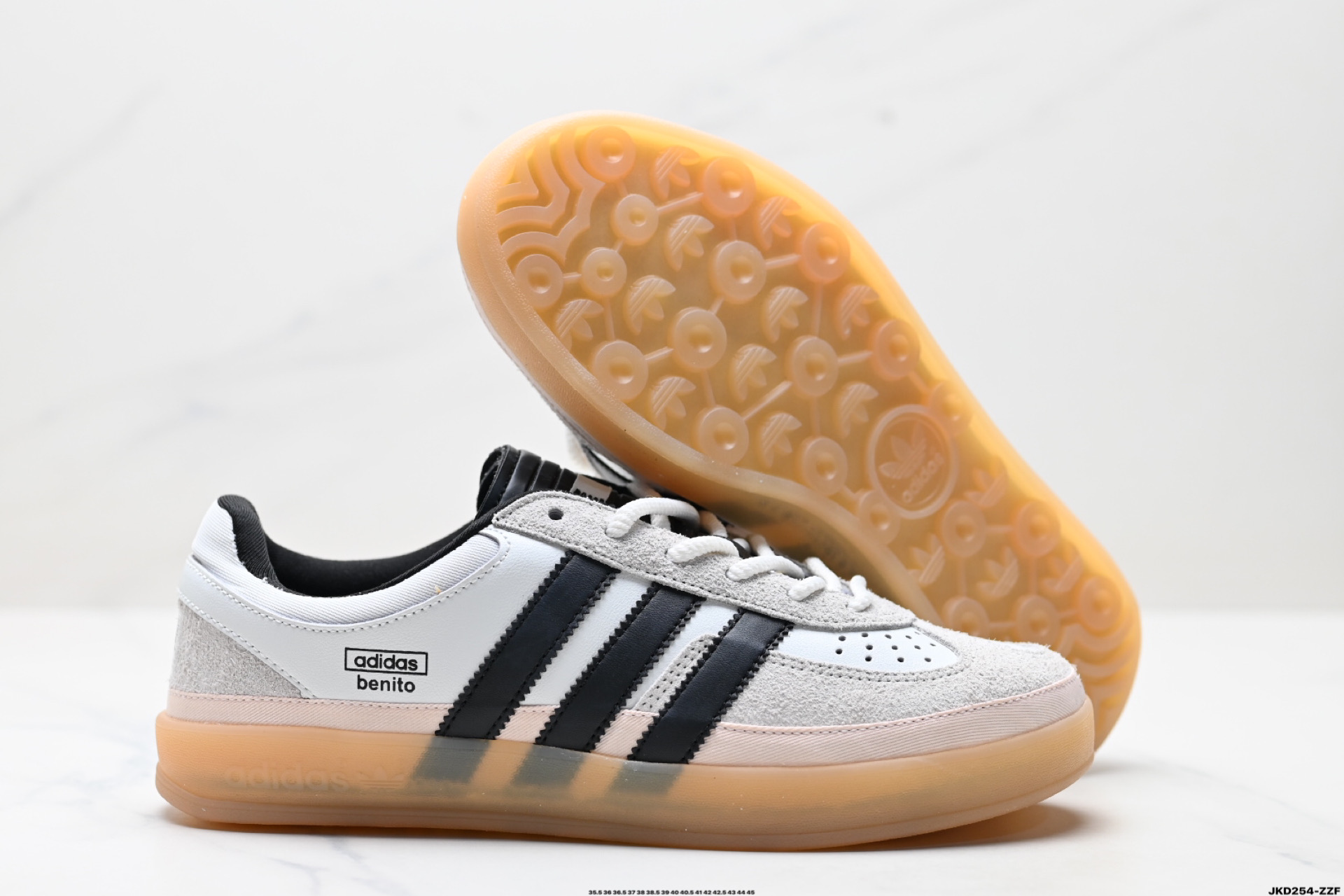 adidas Originals Bad Bunny Gazelle INdoor 三叶草休闲防滑耐磨低帮板鞋  IF9735