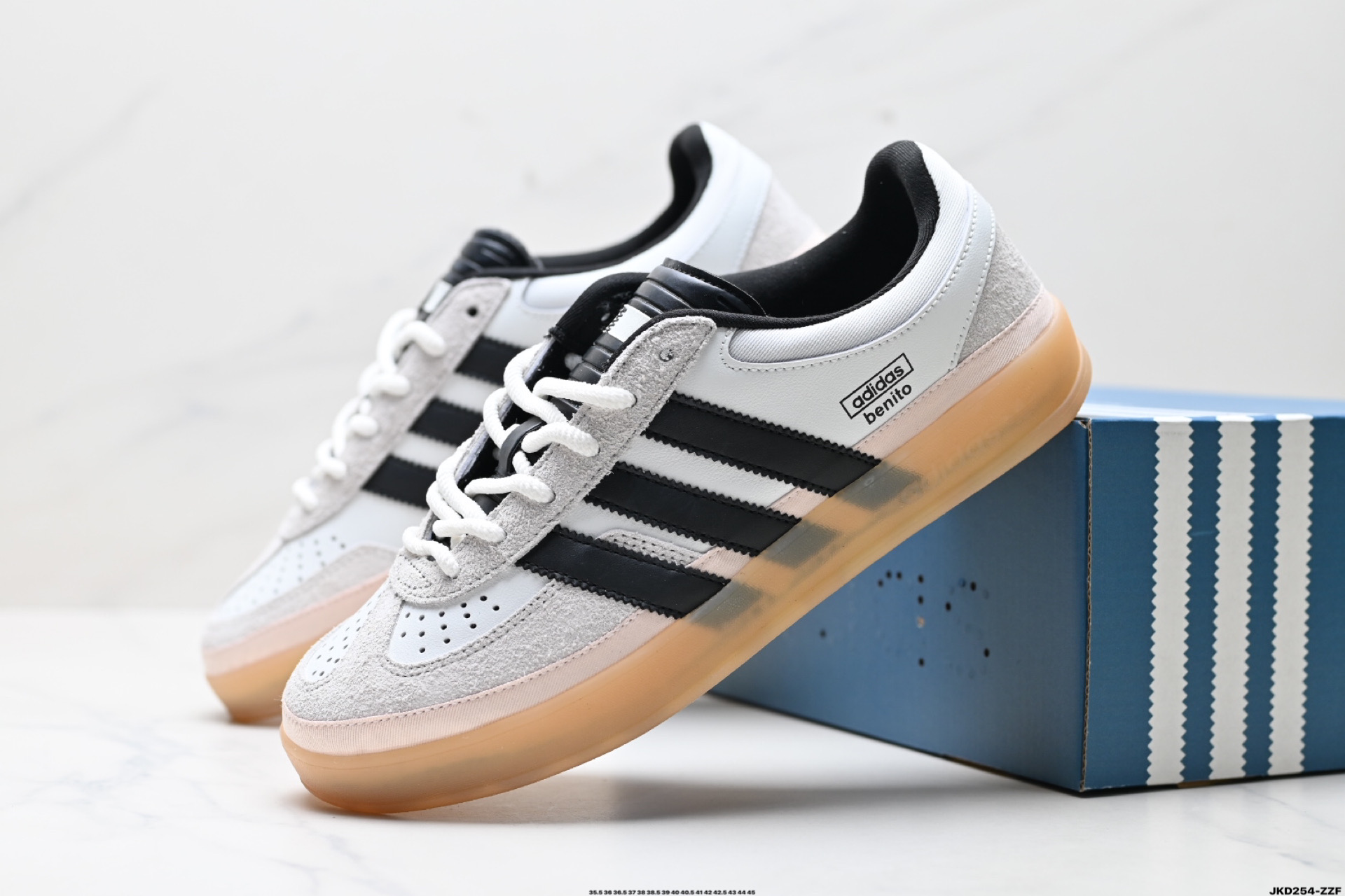 adidas Originals Bad Bunny Gazelle INdoor 三叶草休闲防滑耐磨低帮板鞋  IF9735