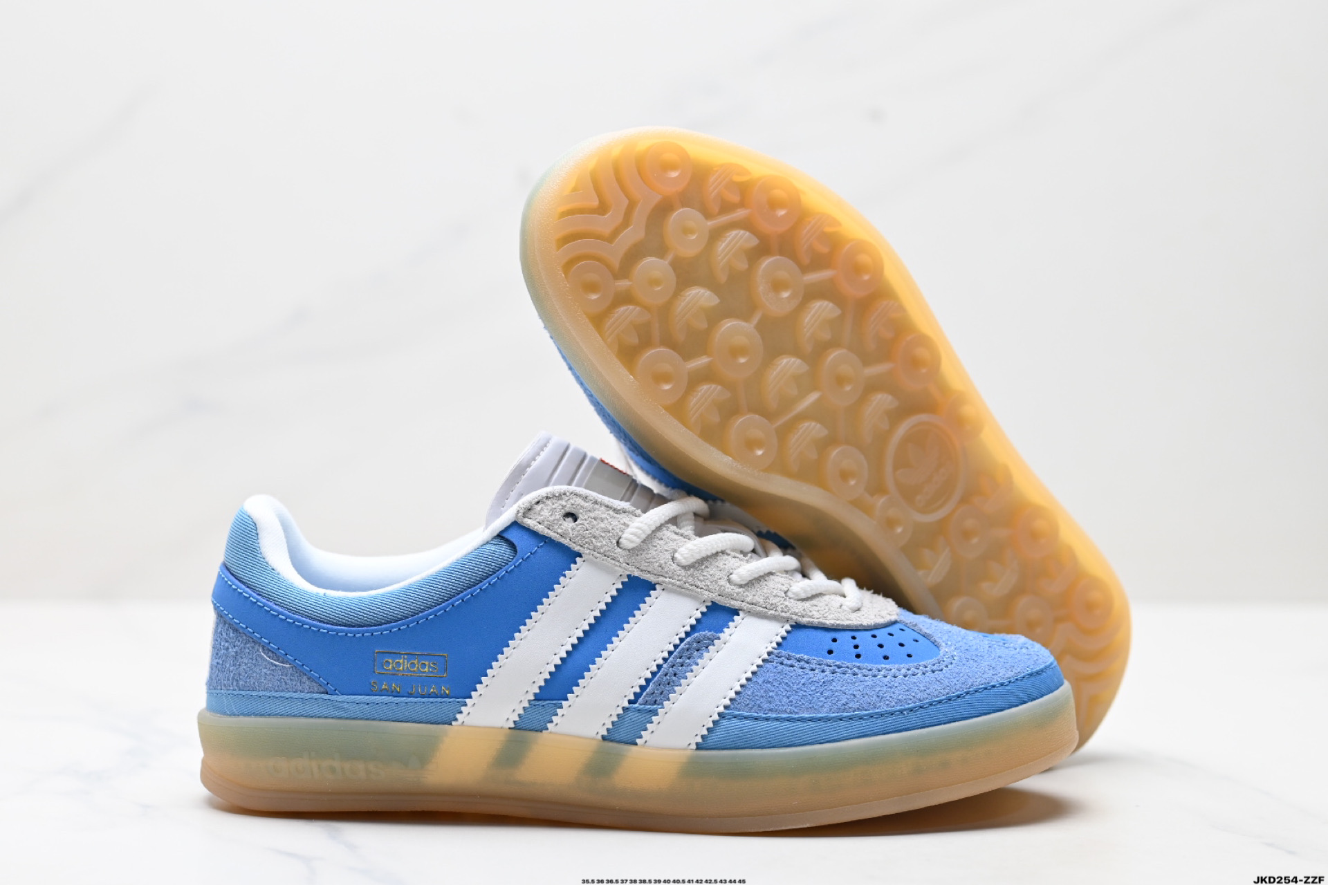 adidas Originals Bad Bunny Gazelle INdoor 三叶草休闲防滑耐磨低帮板鞋  IF9735