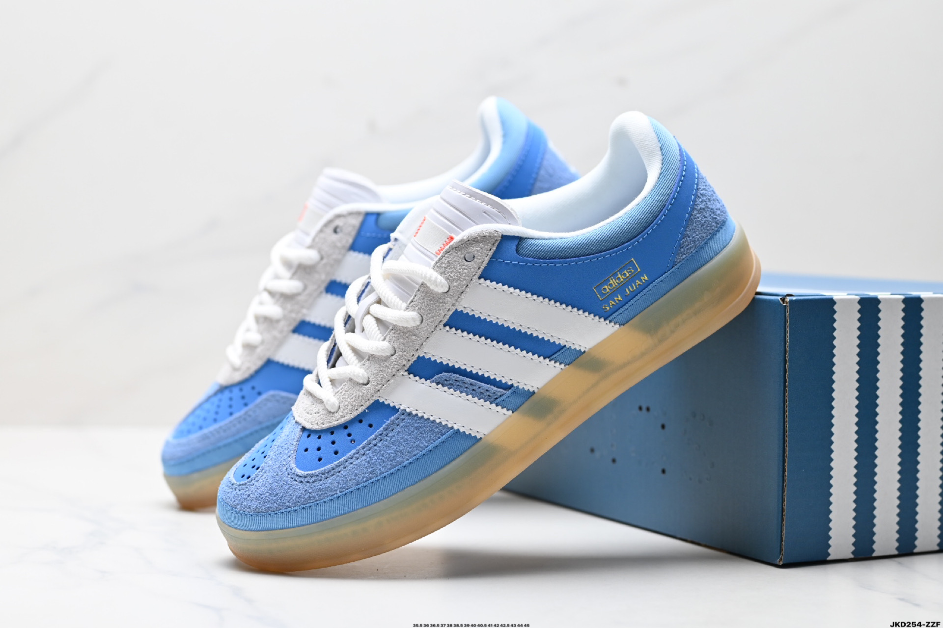 adidas Originals Bad Bunny Gazelle INdoor 三叶草休闲防滑耐磨低帮板鞋  IF9735