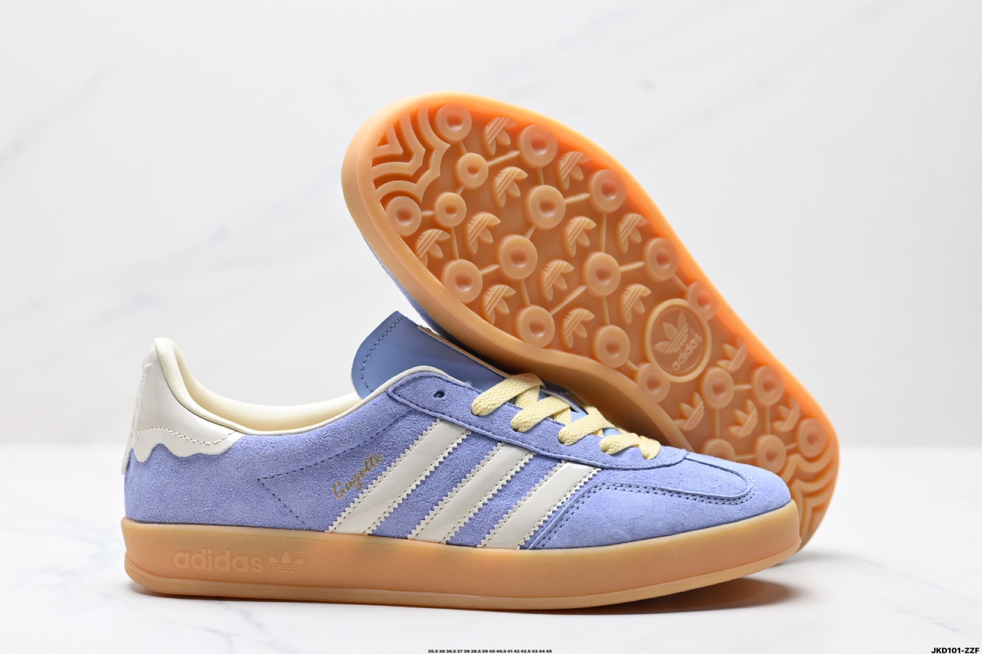 adidas Originals Gazelle INdoor 三叶草休闲防滑耐磨低帮板鞋 JR8029
