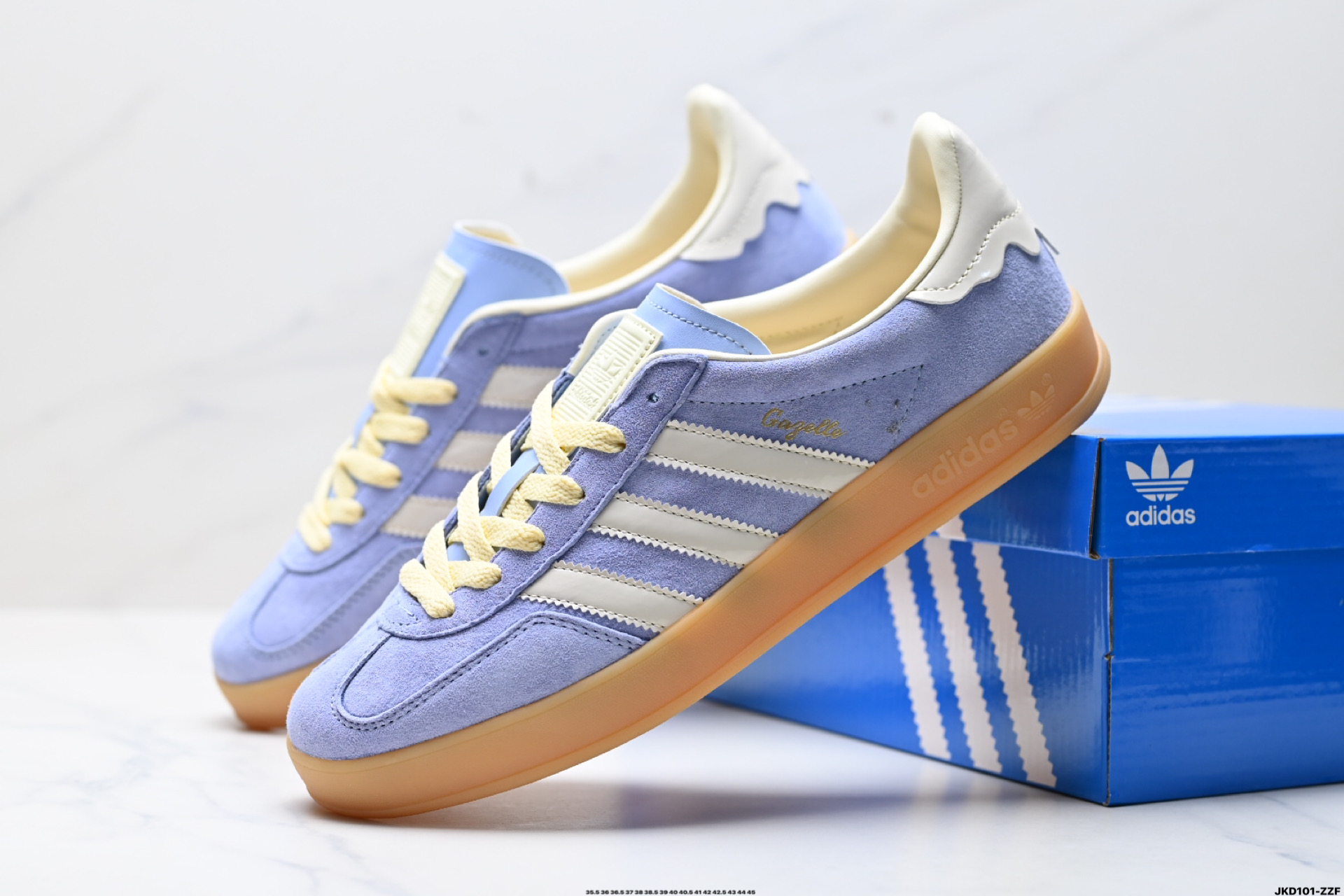 adidas Originals Gazelle INdoor 三叶草休闲防滑耐磨低帮板鞋 JR8029