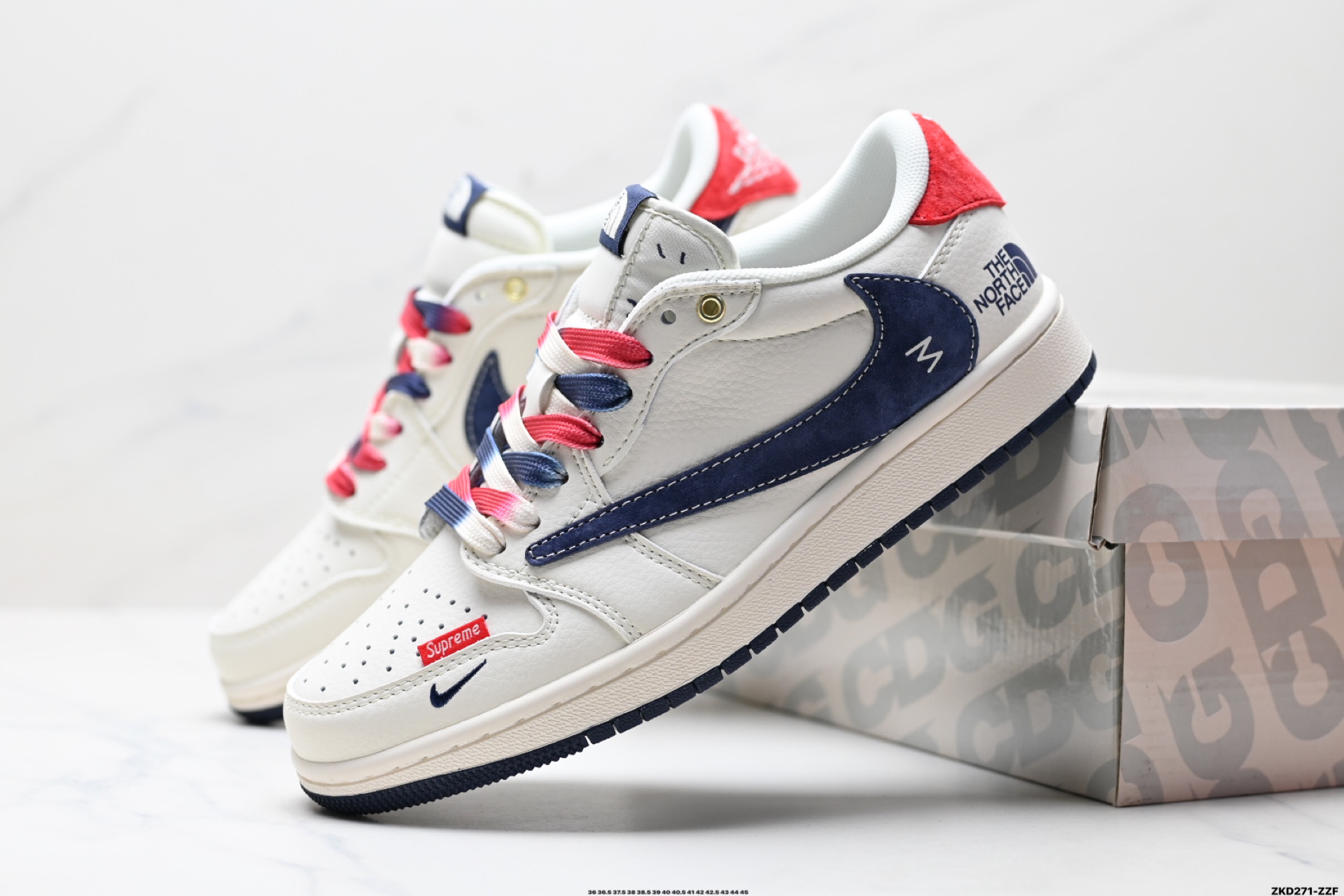 AJ1倒勾Travis Scott x Air Jordan 1 ” Reverse Mocha “ AJ1乔1 TS 闪电 联名倒钩 低帮文化篮球鞋  FC1688-211
