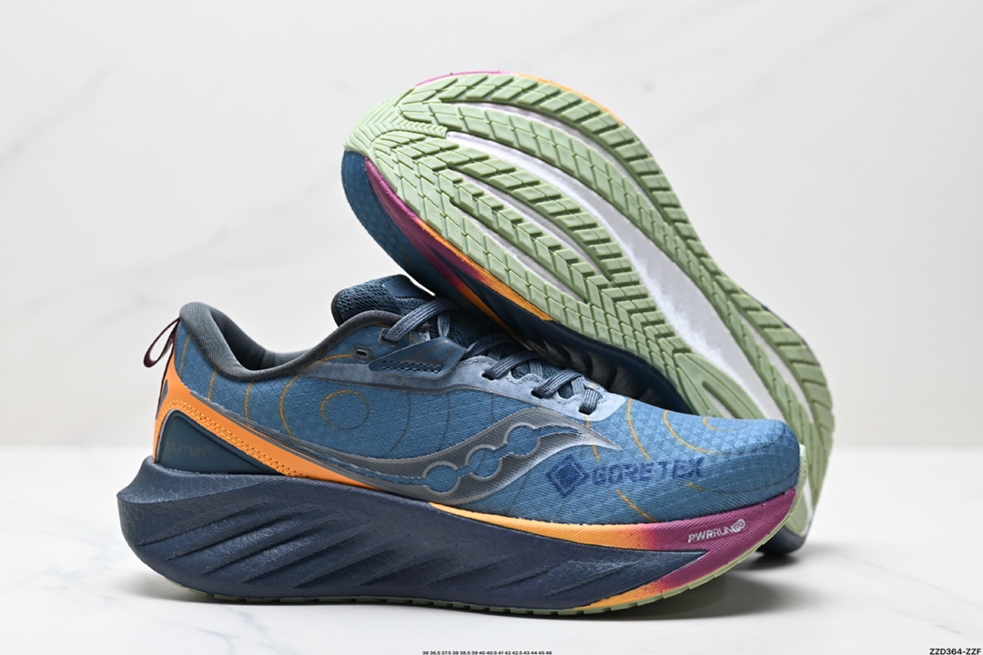 Saucony TRIUMPH 22 索康尼胜利 旗舰级缓震 慢跑减震透气 低帮训练跑步鞋 S20966-253