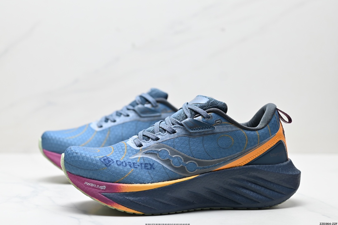 Saucony TRIUMPH 22 索康尼胜利 旗舰级缓震 慢跑减震透气 低帮训练跑步鞋 S20966-253