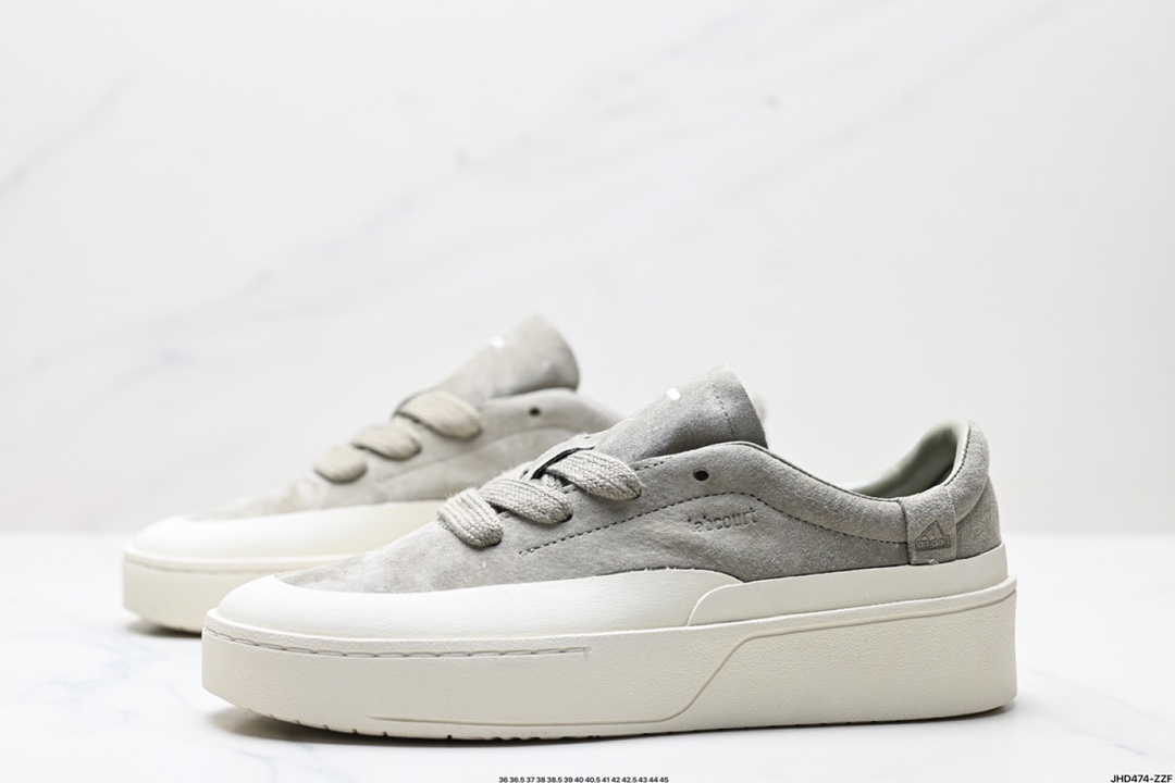 adidas LABCOURT 百搭休闲轻松舒适 耐磨透气低帮 板鞋  JS0556