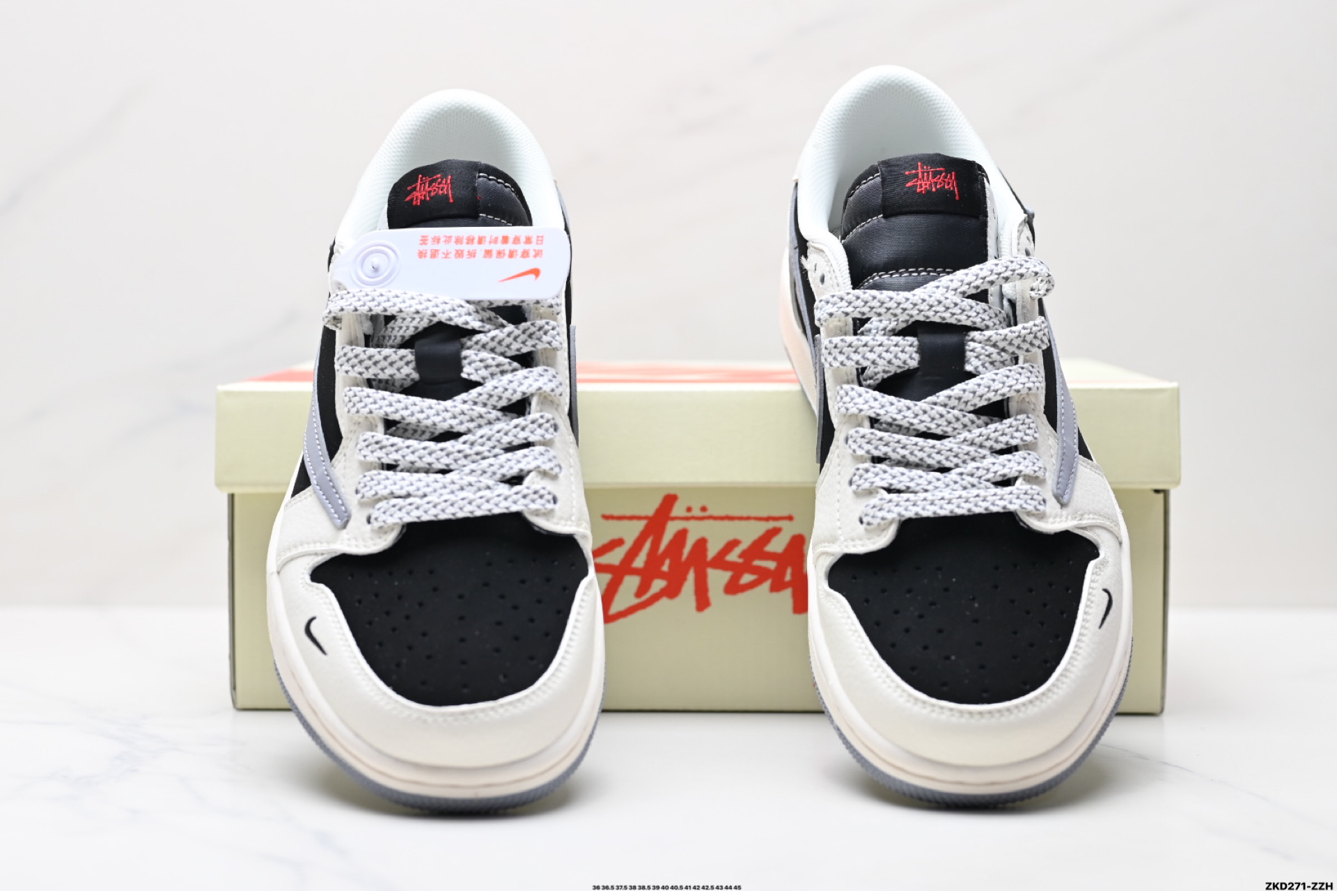 AJ1倒勾Travis Scott x Air Jordan 1 ” Reverse Mocha “ AJ1乔1 TS 闪电 联名倒钩 低帮文化篮球鞋  XZ6188-575