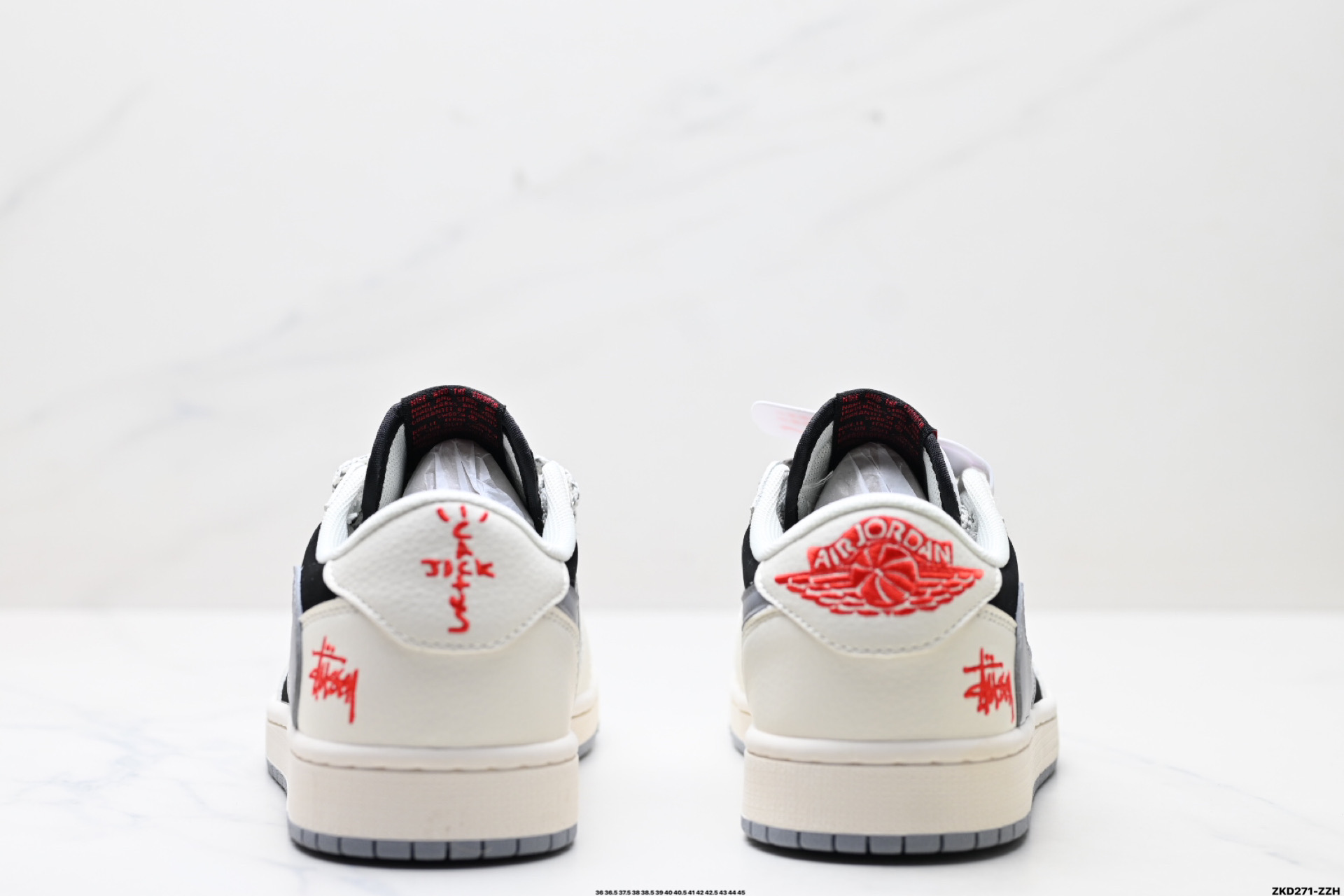 AJ1倒勾Travis Scott x Air Jordan 1 ” Reverse Mocha “ AJ1乔1 TS 闪电 联名倒钩 低帮文化篮球鞋  XZ6188-575