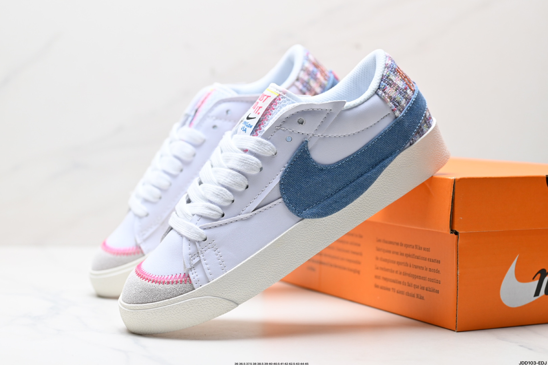 NK Blazer Low‘77 Jumbo 经典百搭低帮开拓者休闲运动板鞋 FD9858-001