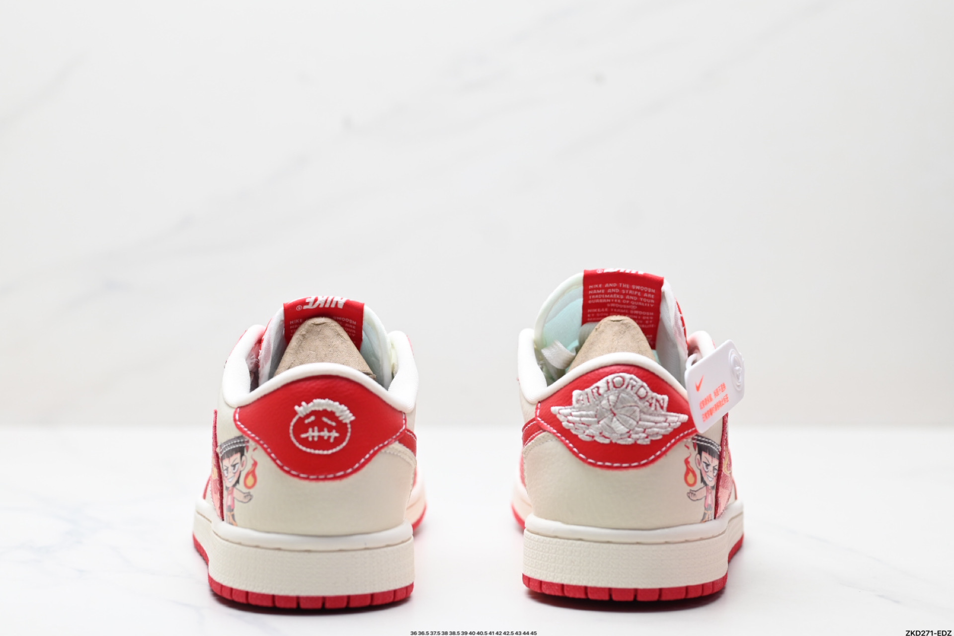 AJ1倒勾Travis Scott x Air Jordan 1 ” Reverse Mocha “ AJ1乔1 TS 闪电 联名倒钩 低帮文化篮球鞋  XS2025-088