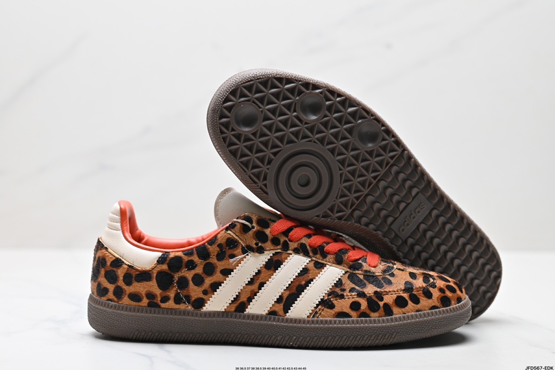 180 阿迪达斯三叶草Adidas Originals Samba 桑巴舞系列绅士德训足球风百搭低帮休闲运动板鞋 JI2734