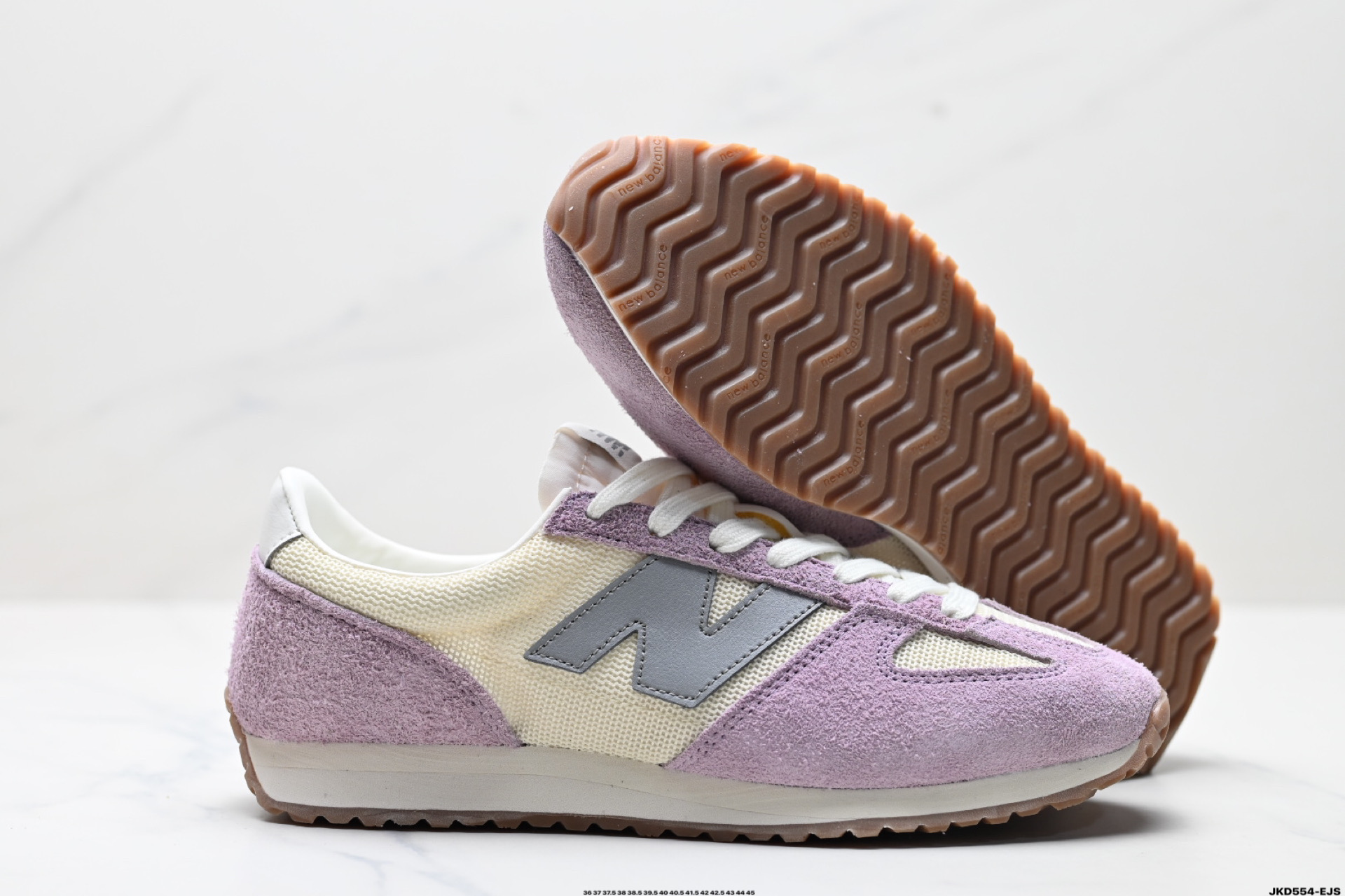 New Balance NB 471系列 织物牛剖层革 复古时尚 防滑耐磨低帮 生活休闲鞋 U471AL