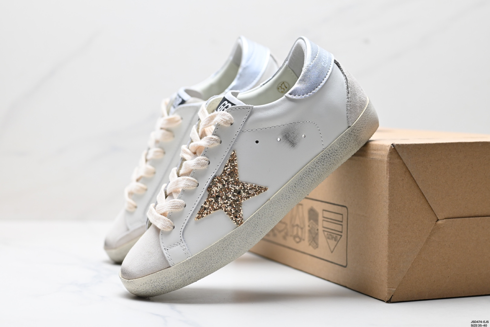 🈴Grado corporativo ✅GGDB Gold Goose Super Star serie de zapatillas sucias. Nuevo estilo oficial. Popular en todo Inter…