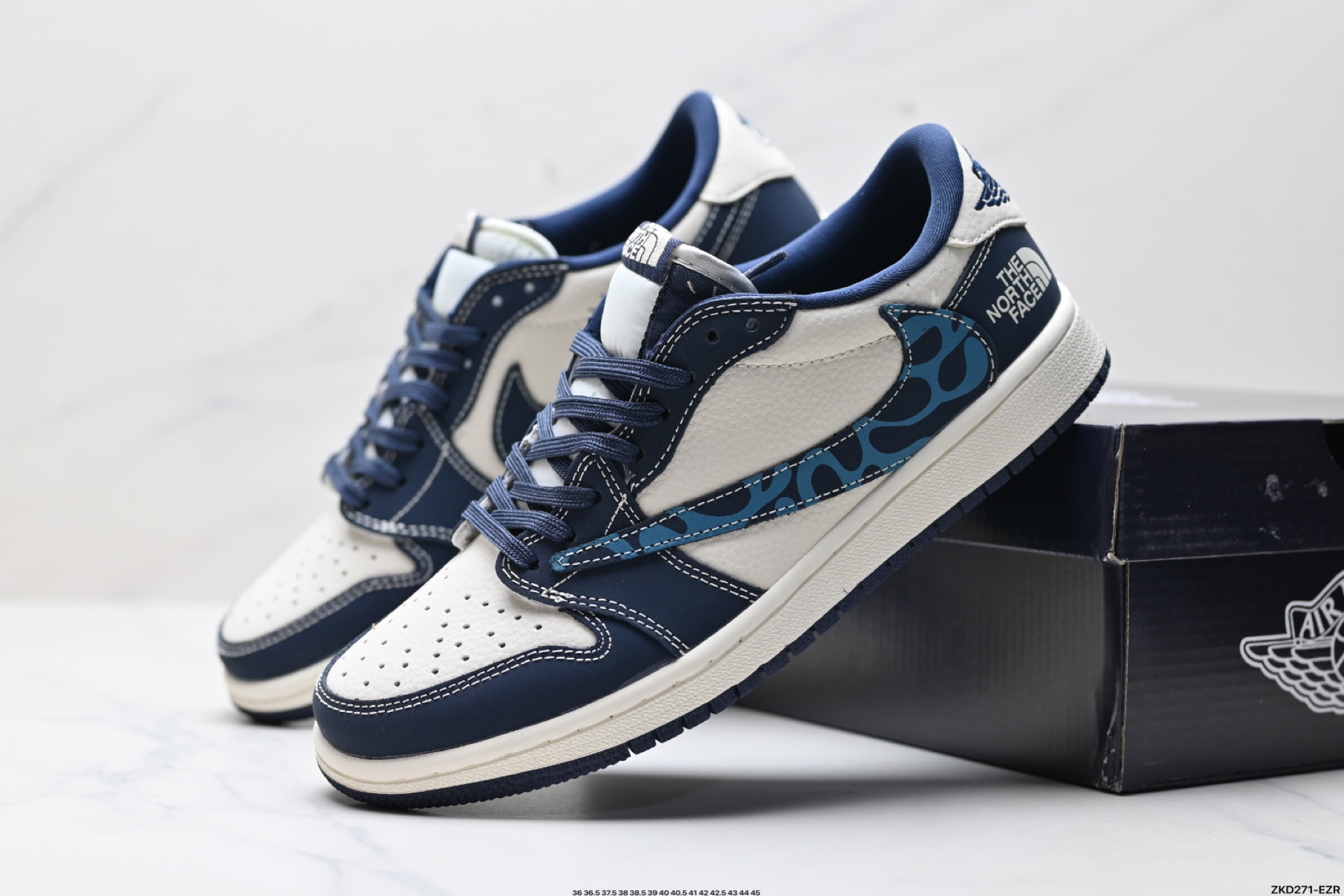 280 AJ1倒勾Travis Scott x Air Jordan 1 ” Reverse Mocha “ AJ1乔1 TS 闪电 联名倒钩 低帮文化篮球鞋  LD2025-003