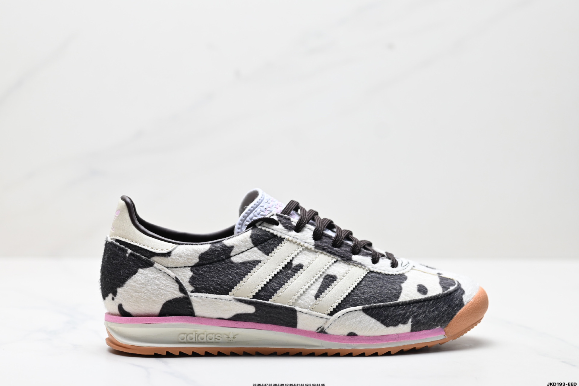 170 阿迪达斯Adida Adizero SL 72 COW Print 三叶草复古休闲跑步鞋休闲运动鞋  JR1255