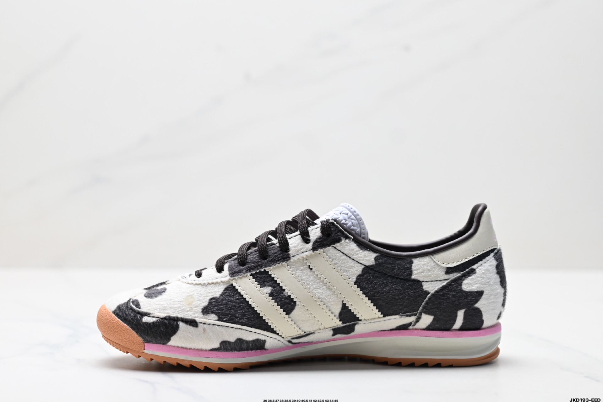 170 阿迪达斯Adida Adizero SL 72 COW Print 三叶草复古休闲跑步鞋休闲运动鞋  JR1255