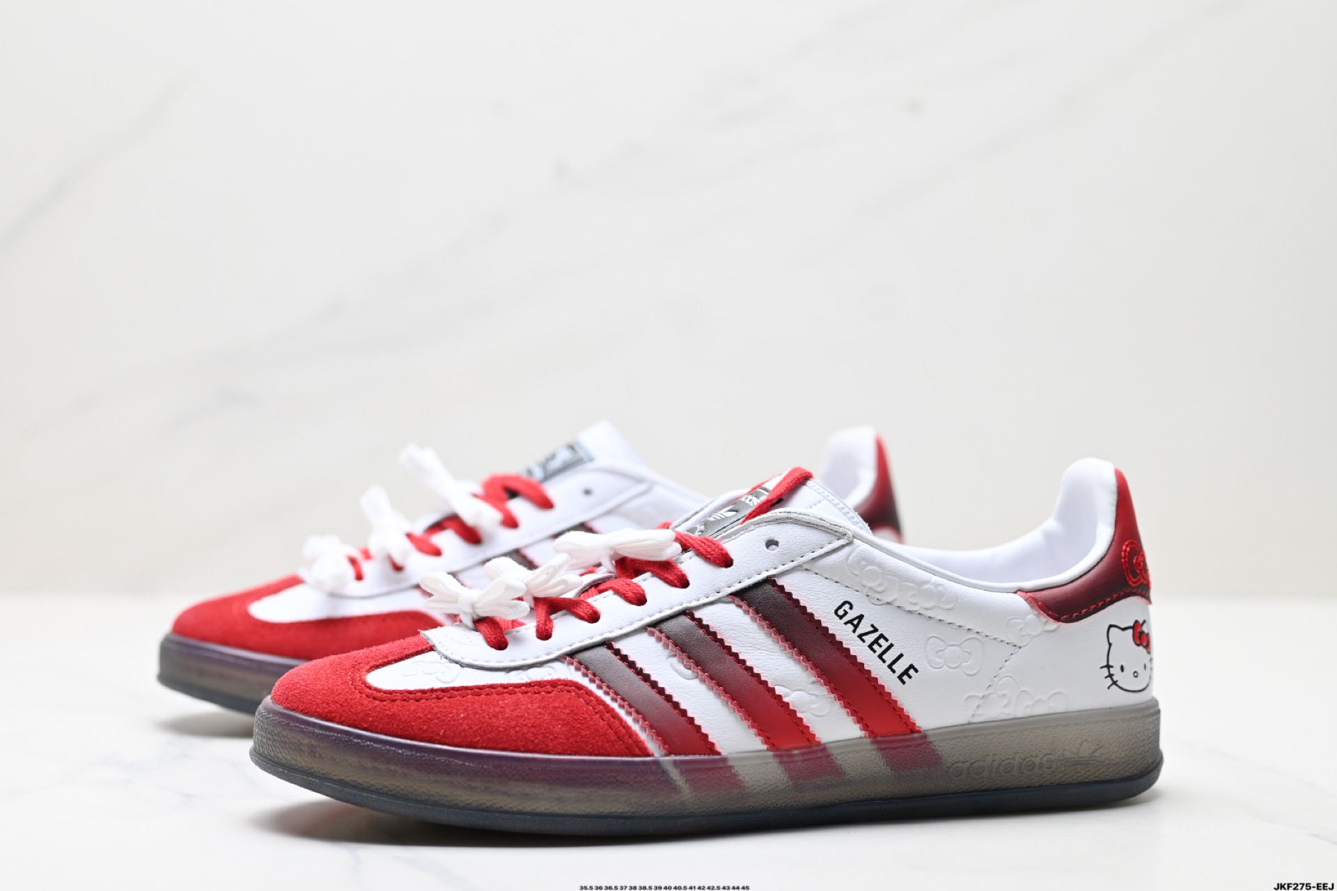 175 adidas Originals Gazelle Indoor 三叶草休闲防滑耐磨低帮板鞋  II0013
