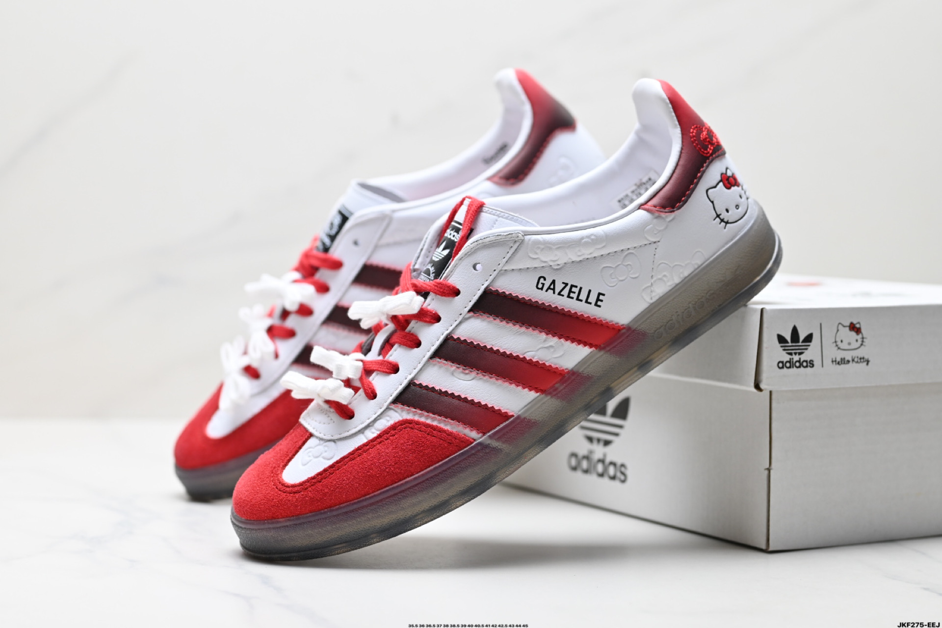 175 adidas Originals Gazelle Indoor 三叶草休闲防滑耐磨低帮板鞋  II0013