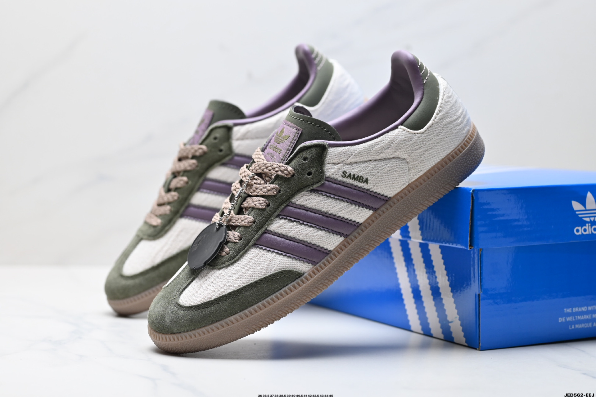 160 阿迪达斯三叶草Adidas Originals Samba OG 桑巴舞系列绅士德训足球风百搭低帮休闲运动板鞋  JP5705