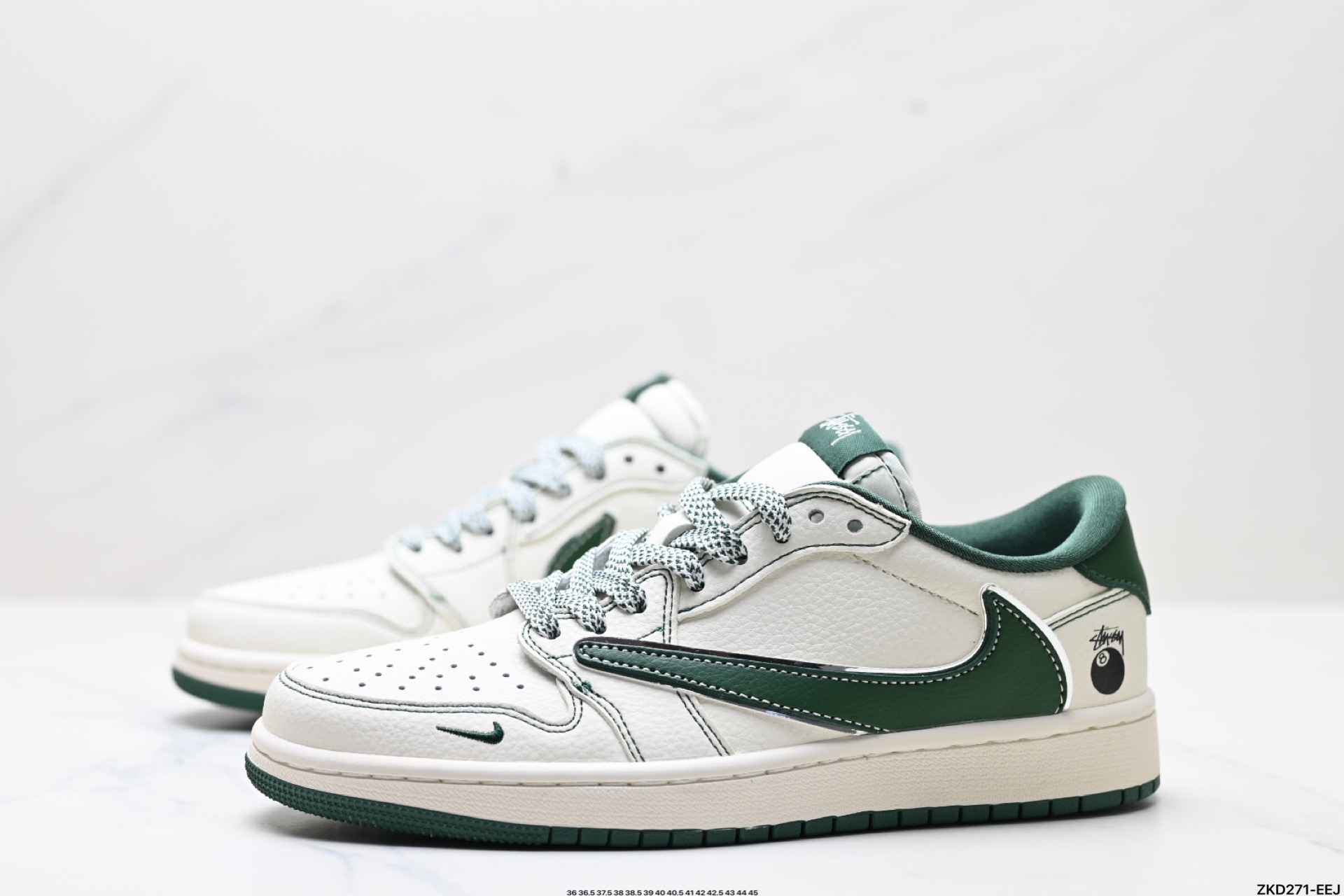 280 AJ1倒勾Travis Scott x Air Jordan 1 ” Reverse Mocha “ AJ1乔1 TS 闪电 联名倒钩 低帮文化篮球鞋   ZH2598-243