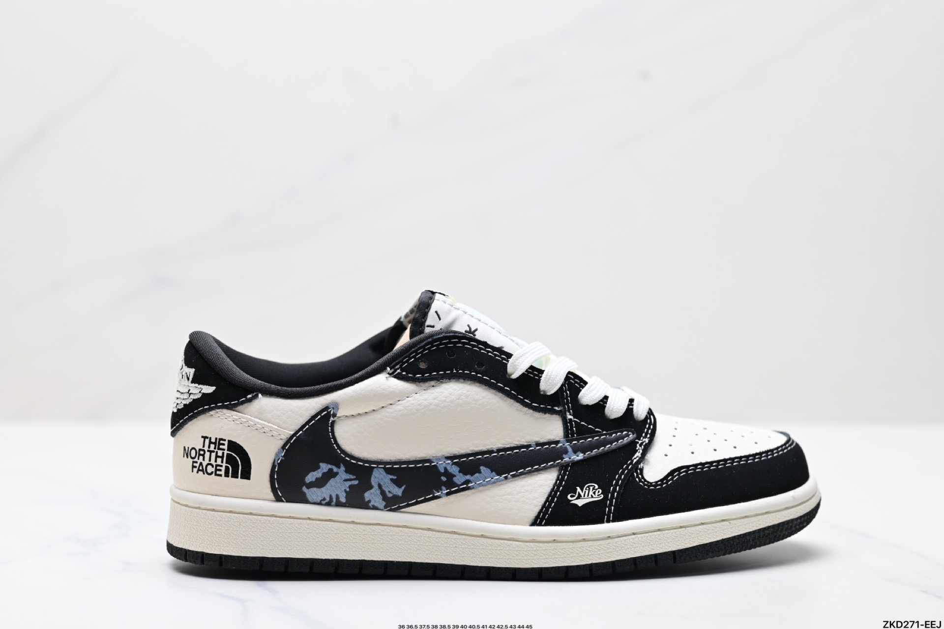 280 AJ1倒勾Travis Scott x Air Jordan 1 ” Reverse Mocha “ AJ1乔1 TS 闪电 联名倒钩 低帮文化篮球鞋  XS2024-021