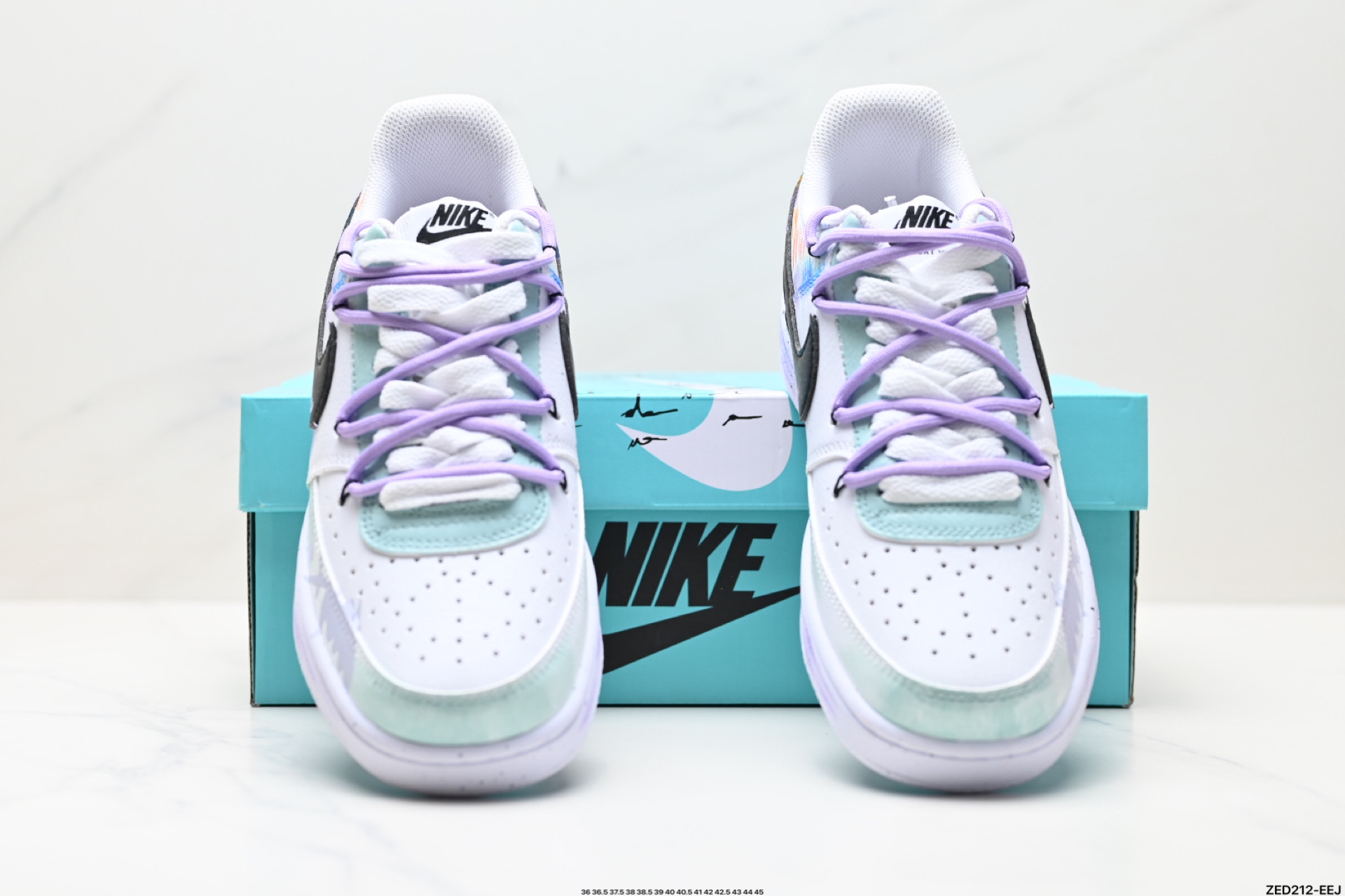 270 NIKE COURT VISION LO ‘DIY’定制 低帮百搭 透气休闲运动板鞋 DH2978-077