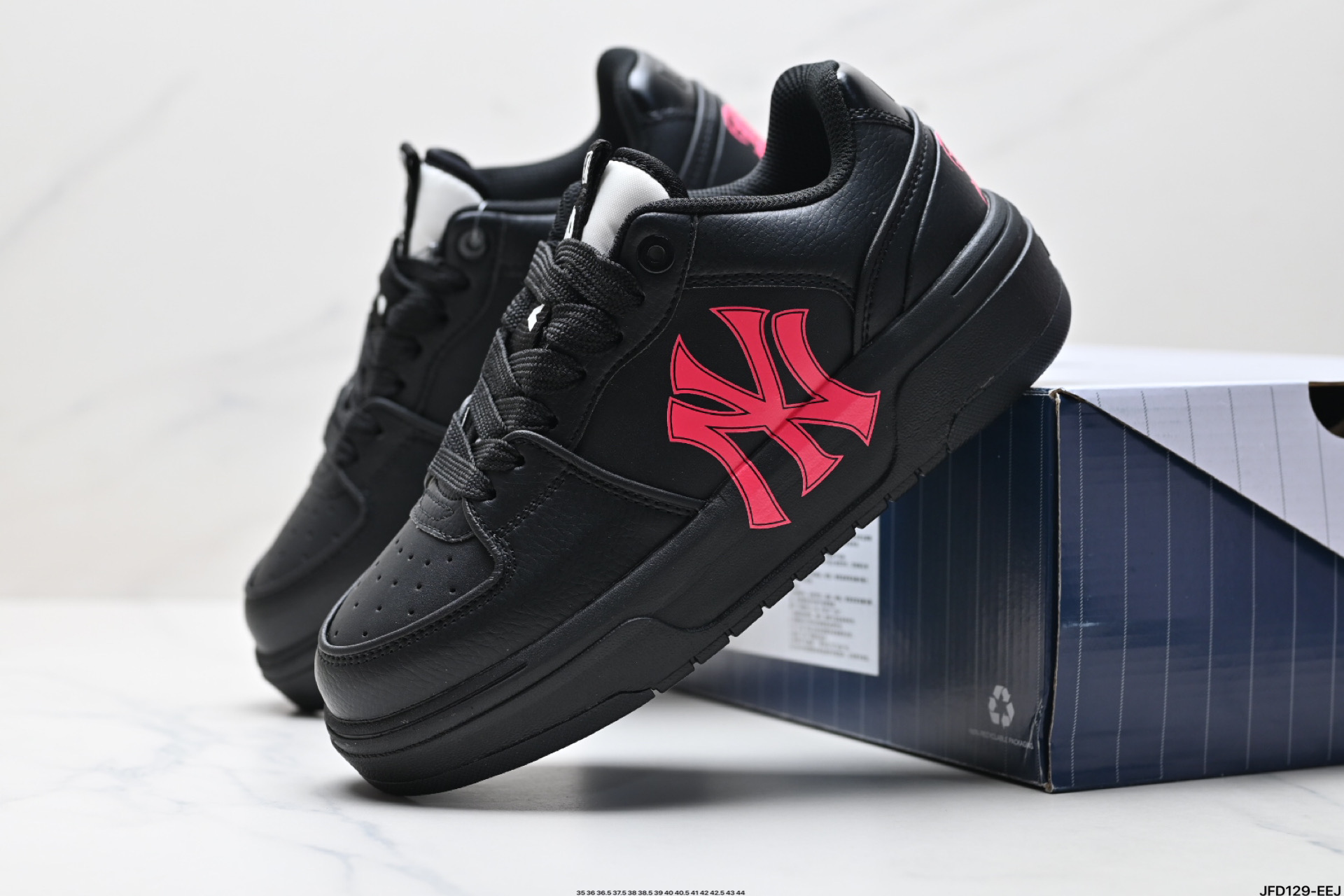 180 Korea韩国SS19限定发售NY美国榄球洋基队限定 x MLB Big Ball Chunky A Running厚底老爹厚底休闲运动慢跑鞋   3ASXCA12N