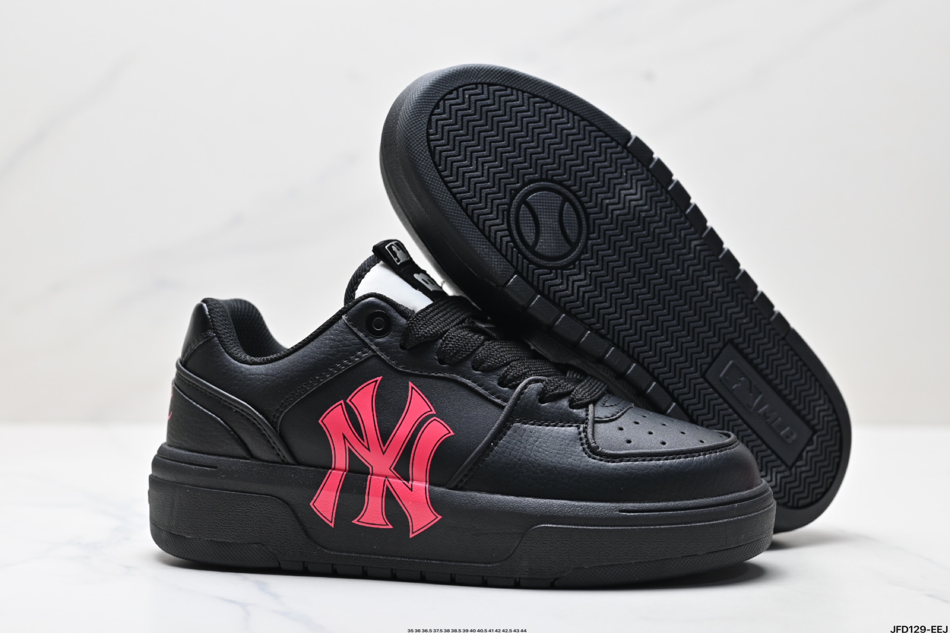 180 Korea韩国SS19限定发售NY美国榄球洋基队限定 x MLB Big Ball Chunky A Running厚底老爹厚底休闲运动慢跑鞋   3ASXCA12N