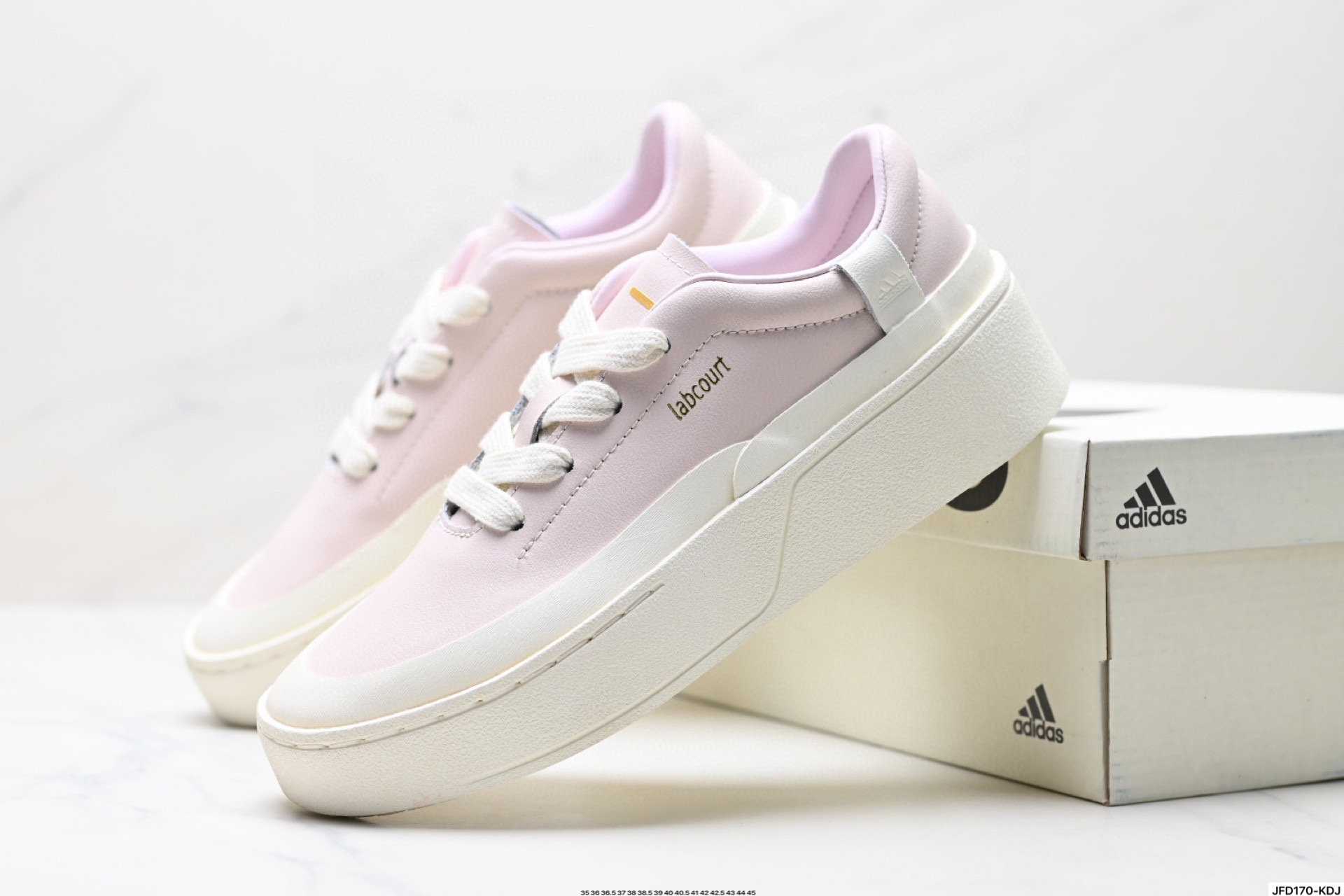 180 Adidas LABCOURT 百搭休闲轻松舒适 耐磨透气低帮 板鞋   JS0555