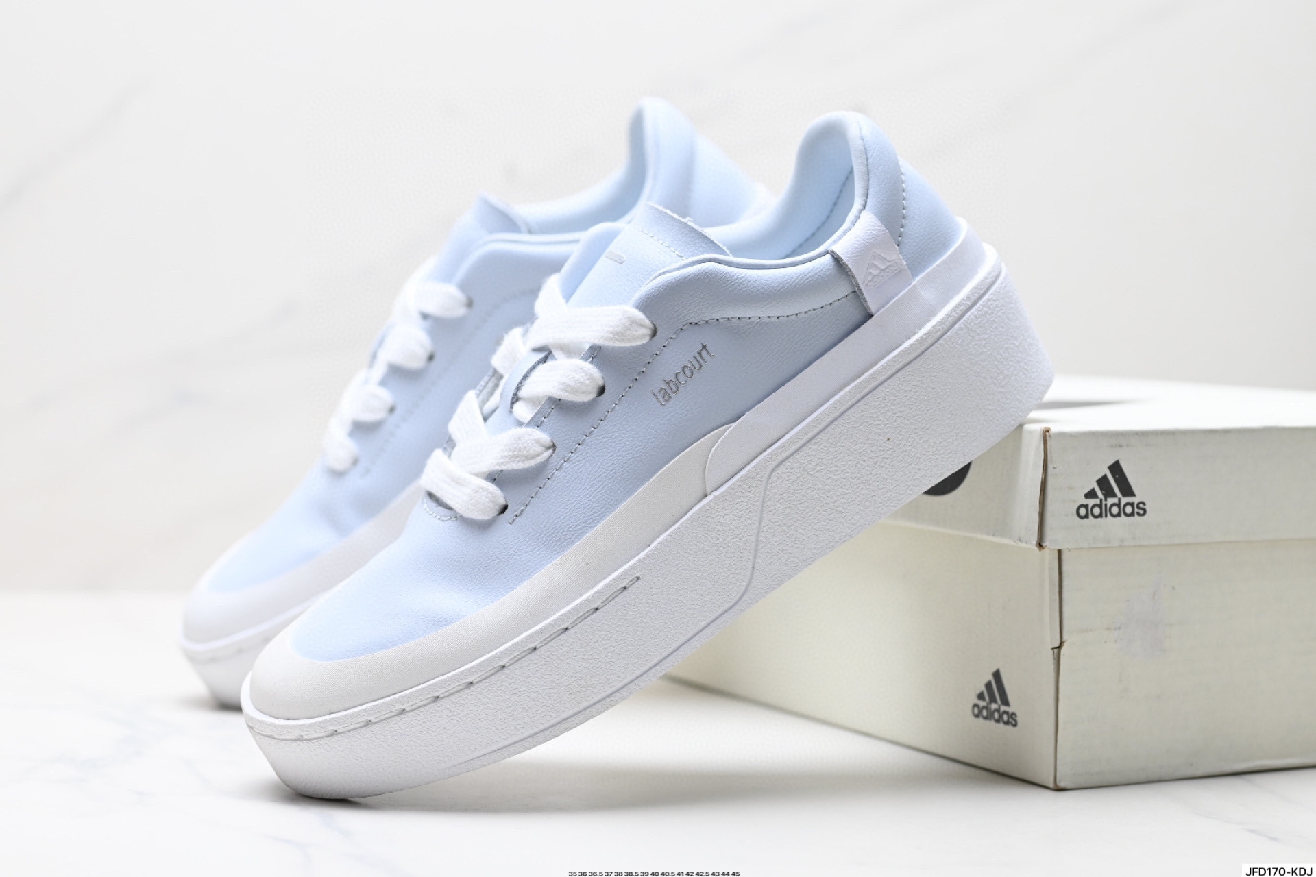 180 Adidas LABCOURT 百搭休闲轻松舒适 耐磨透气低帮 板鞋   JS0555