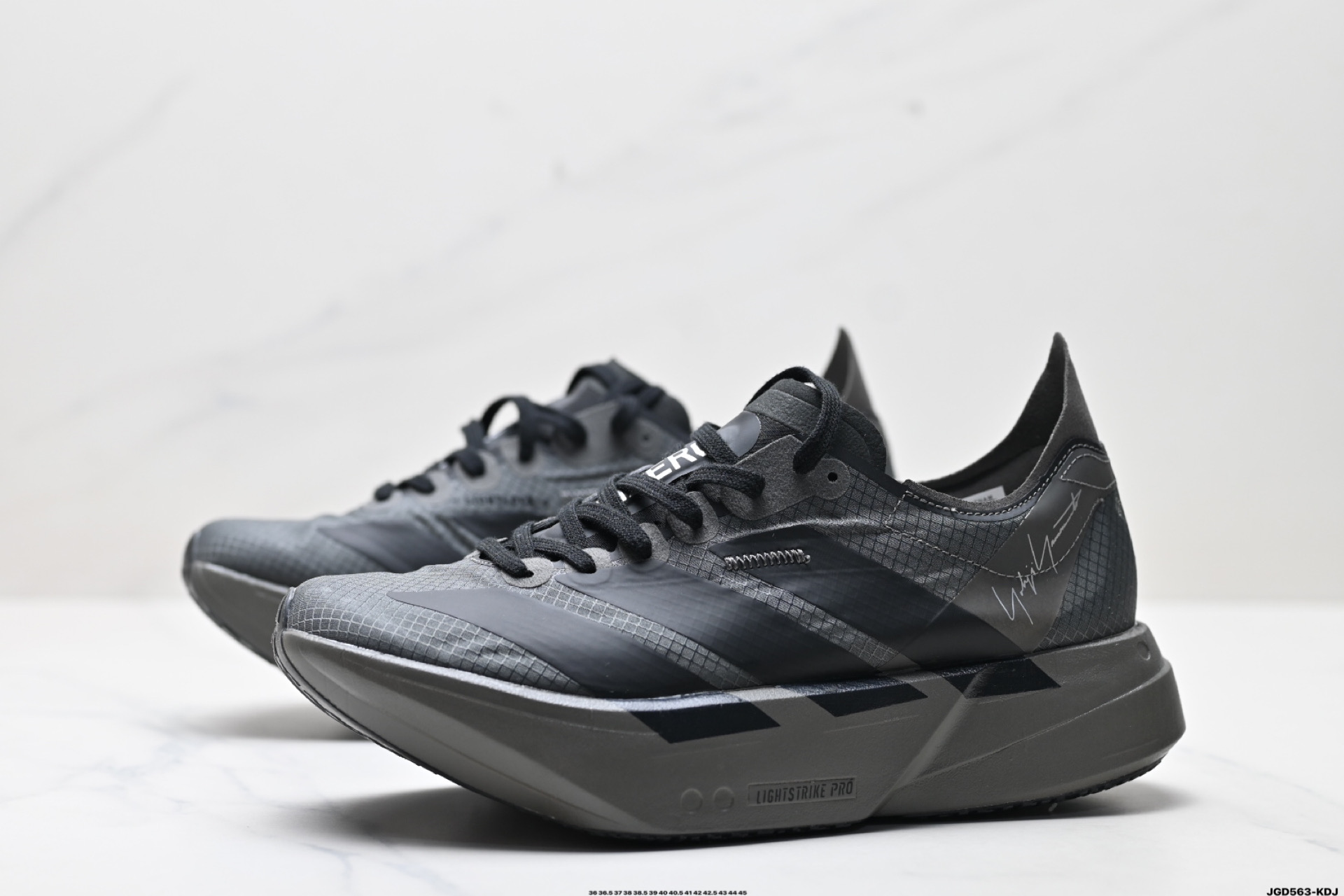 190 Y-3 Adidas Adizero Adios Pro 4M 马拉松飞线贾卡轻质透气休闲运动跑步鞋   JS3155