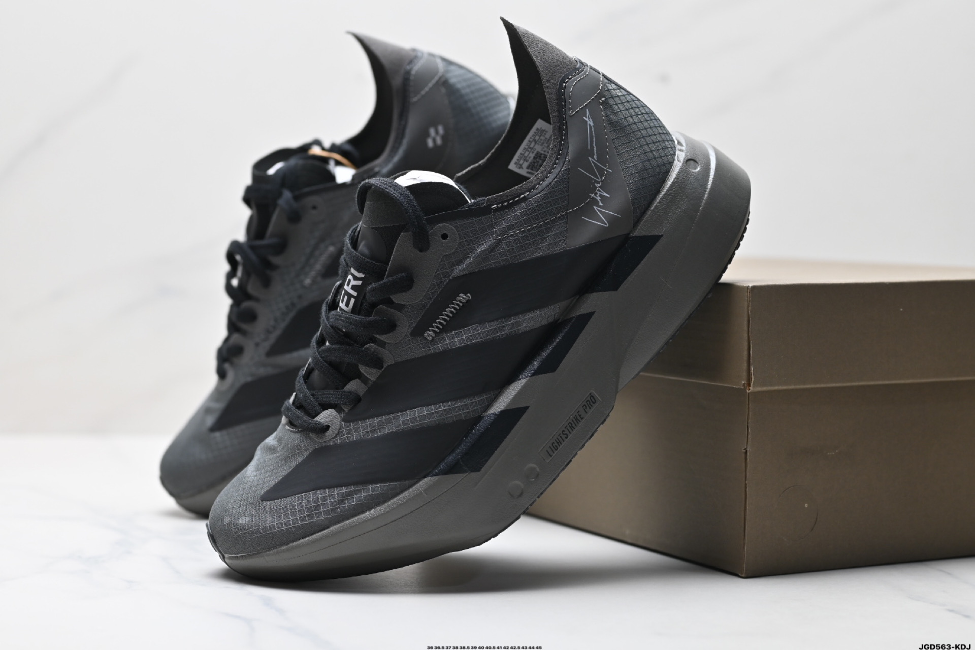 190 Y-3 Adidas Adizero Adios Pro 4M 马拉松飞线贾卡轻质透气休闲运动跑步鞋   JS3155