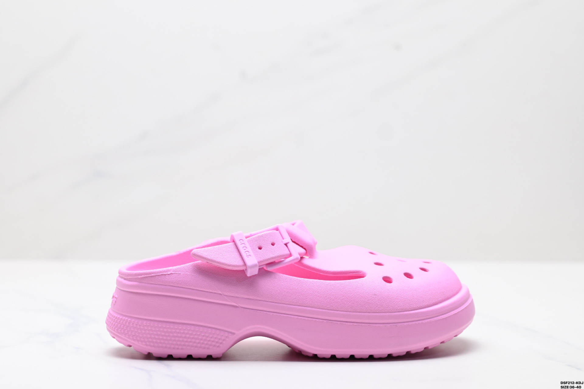 105 Crocs卡骆驰 经典玛丽珍 EVA 轻便套脚 洞洞鞋