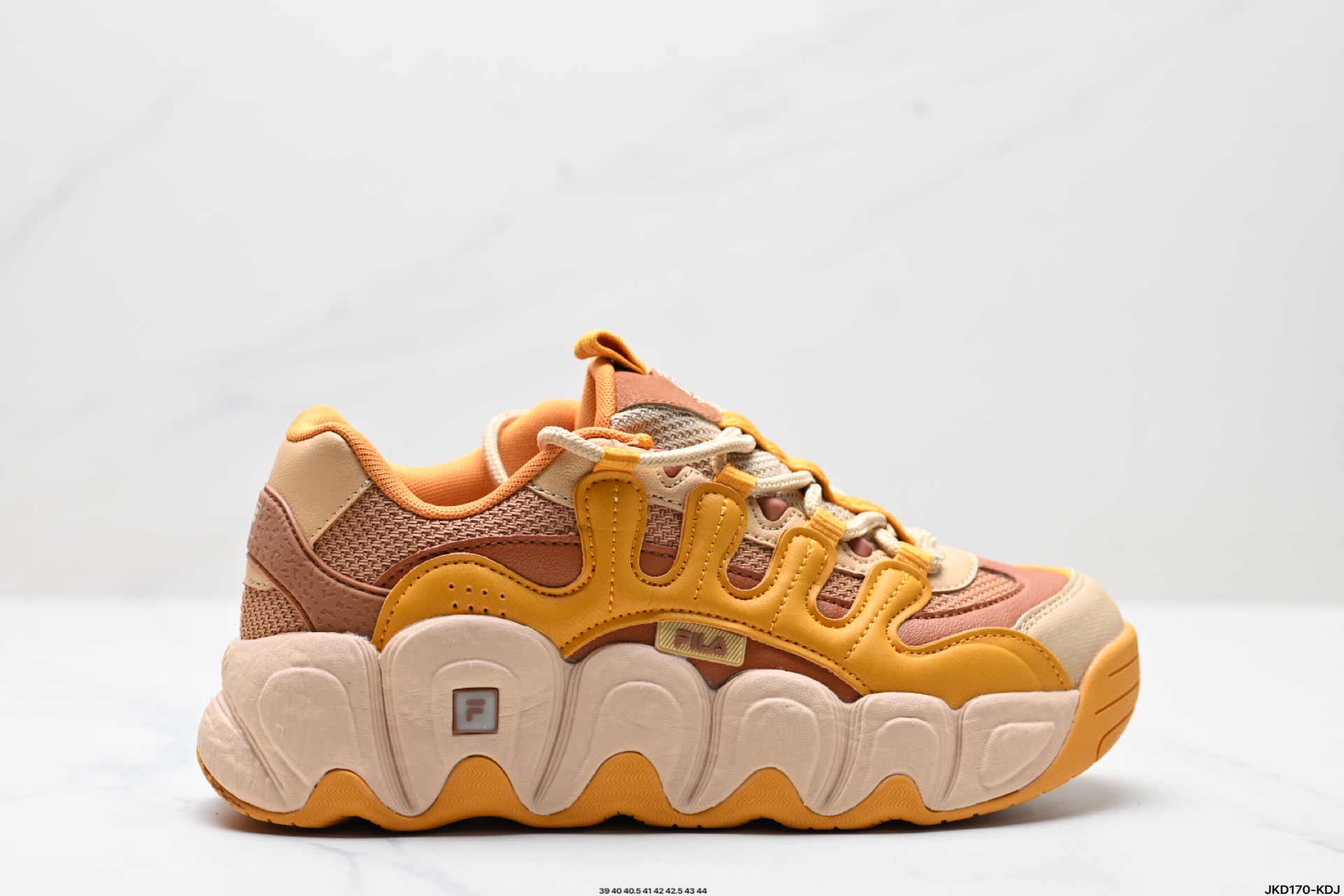 Fila x Etudes Retro Chunky Sneakers, Low Top, Lace-Up, Shock Absorbent 2 i1743442519863 3755 0 0