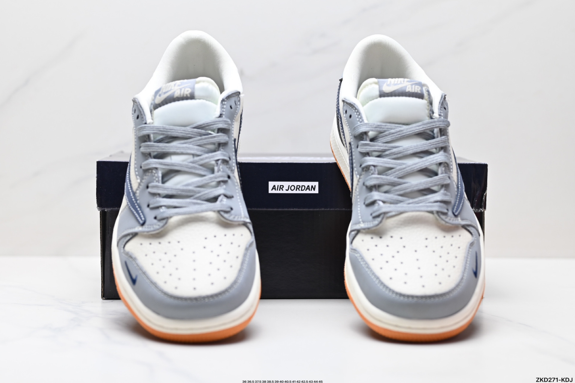280 AJ1倒勾Travis Scott x Air Jordan 1 ” Reverse Mocha “ AJ1乔1 TS 闪电 联名倒钩 低帮文化篮球鞋  LD2025-005