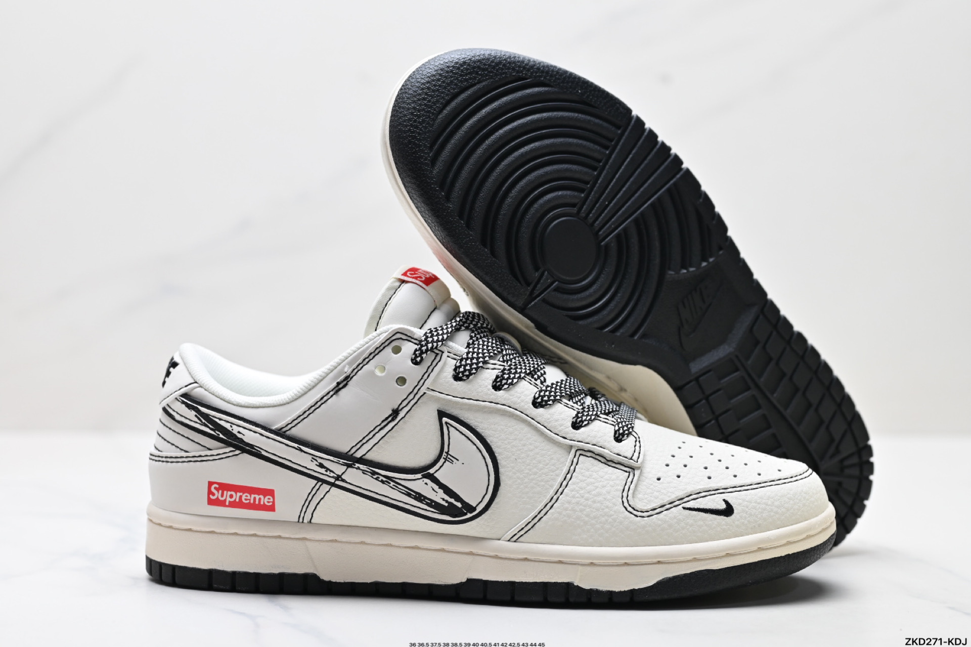 280 NK Dunk Low Retro “DIY高端定制” 低帮休闲运动板鞋   JJ2508-560