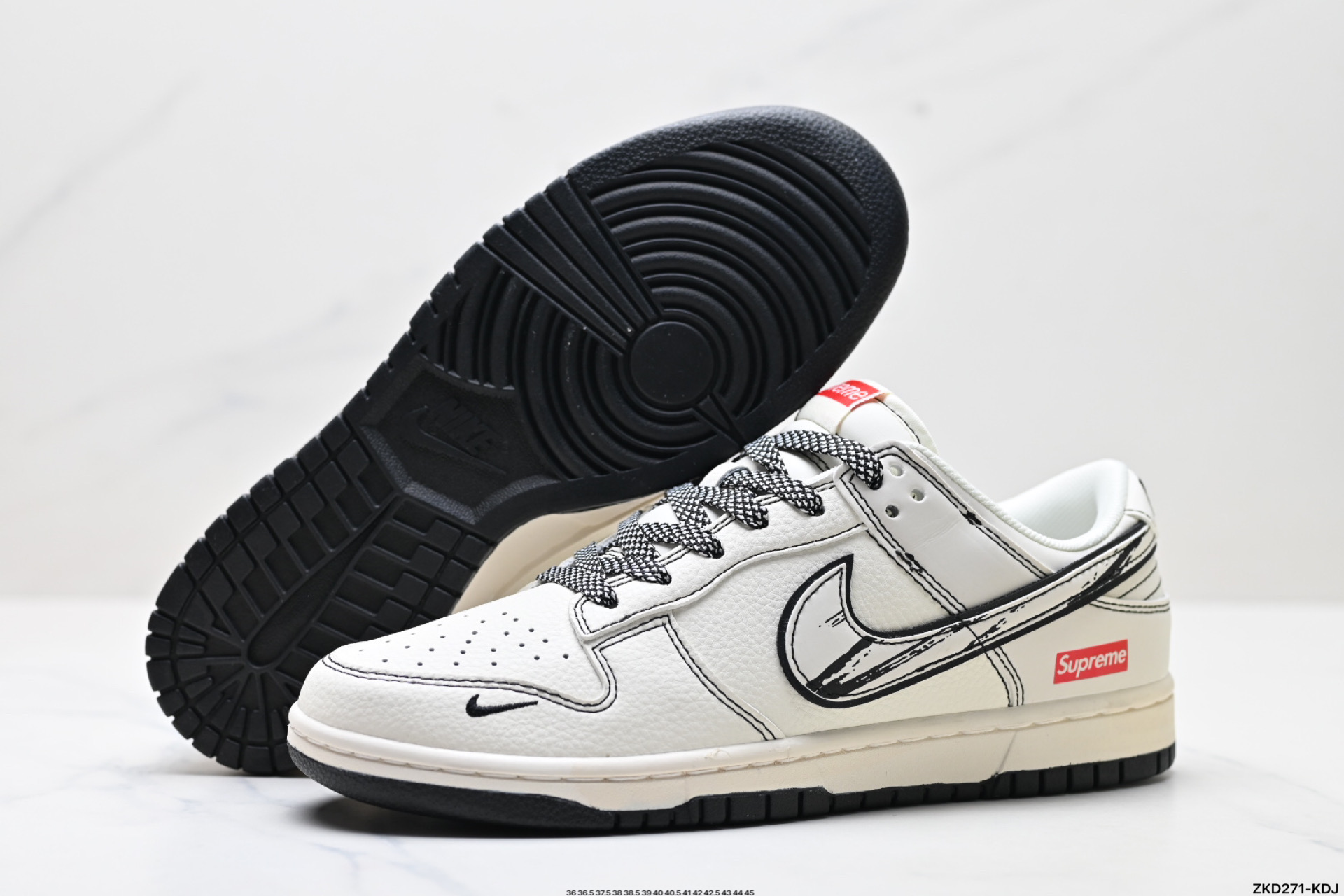 280 NK Dunk Low Retro “DIY高端定制” 低帮休闲运动板鞋   JJ2508-560