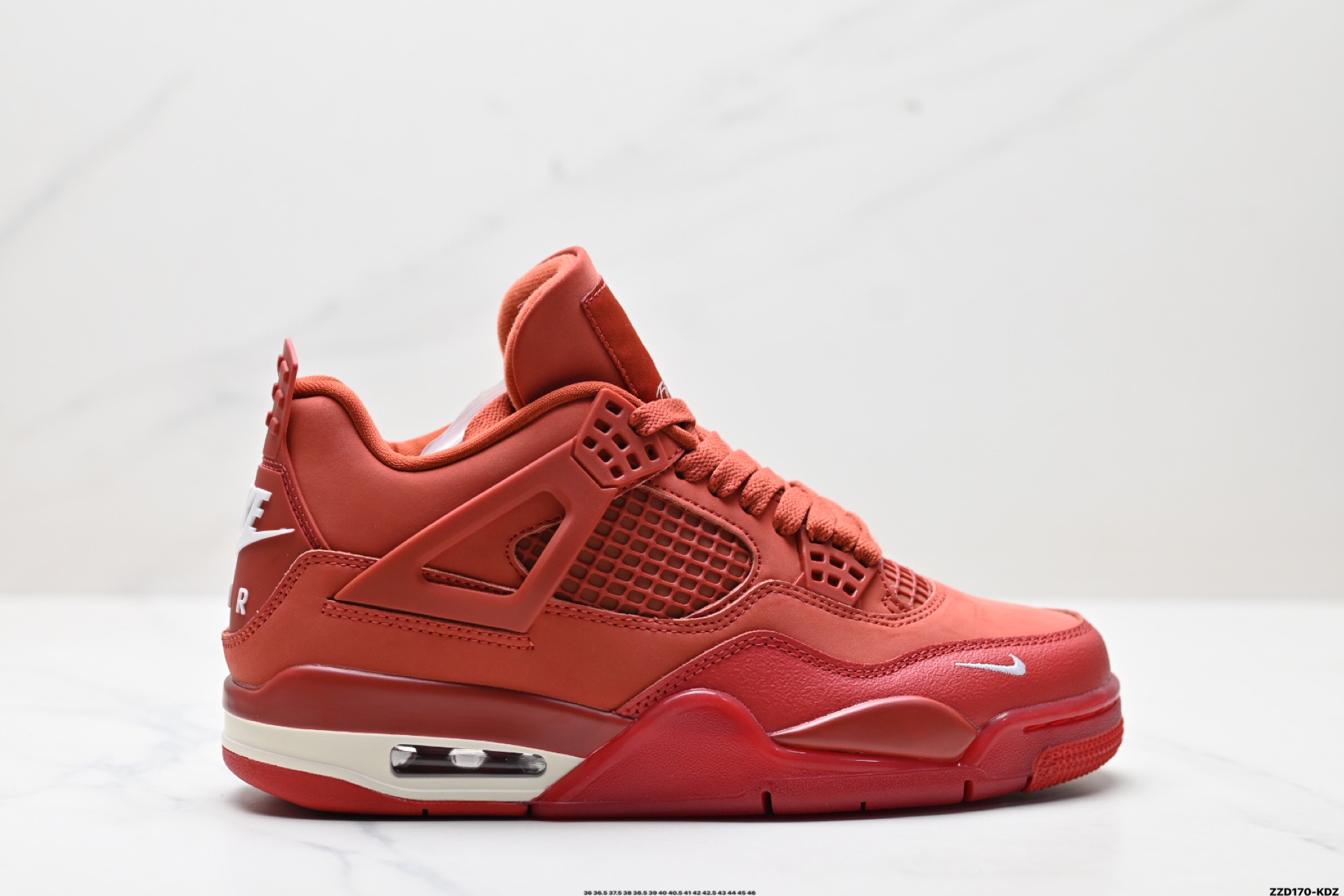 Nike Air Jordan 4 Retro Red Casual Sneakers, HF4340-800 2 i1743526796413 622 0 0