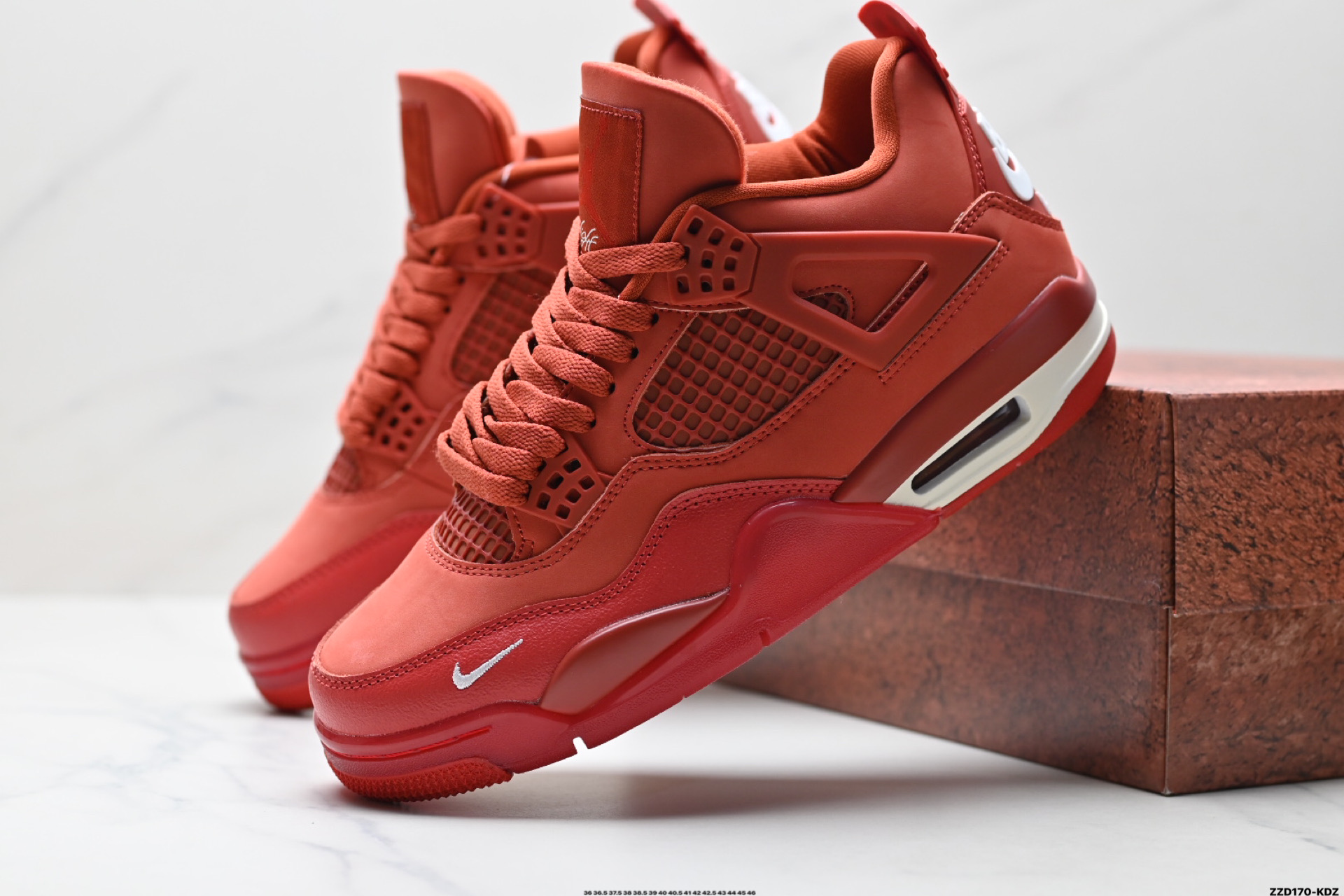 Nike Air Jordan 4 Retro Red Casual Sneakers, HF4340-800 9 i1743526797465 7176 0 7