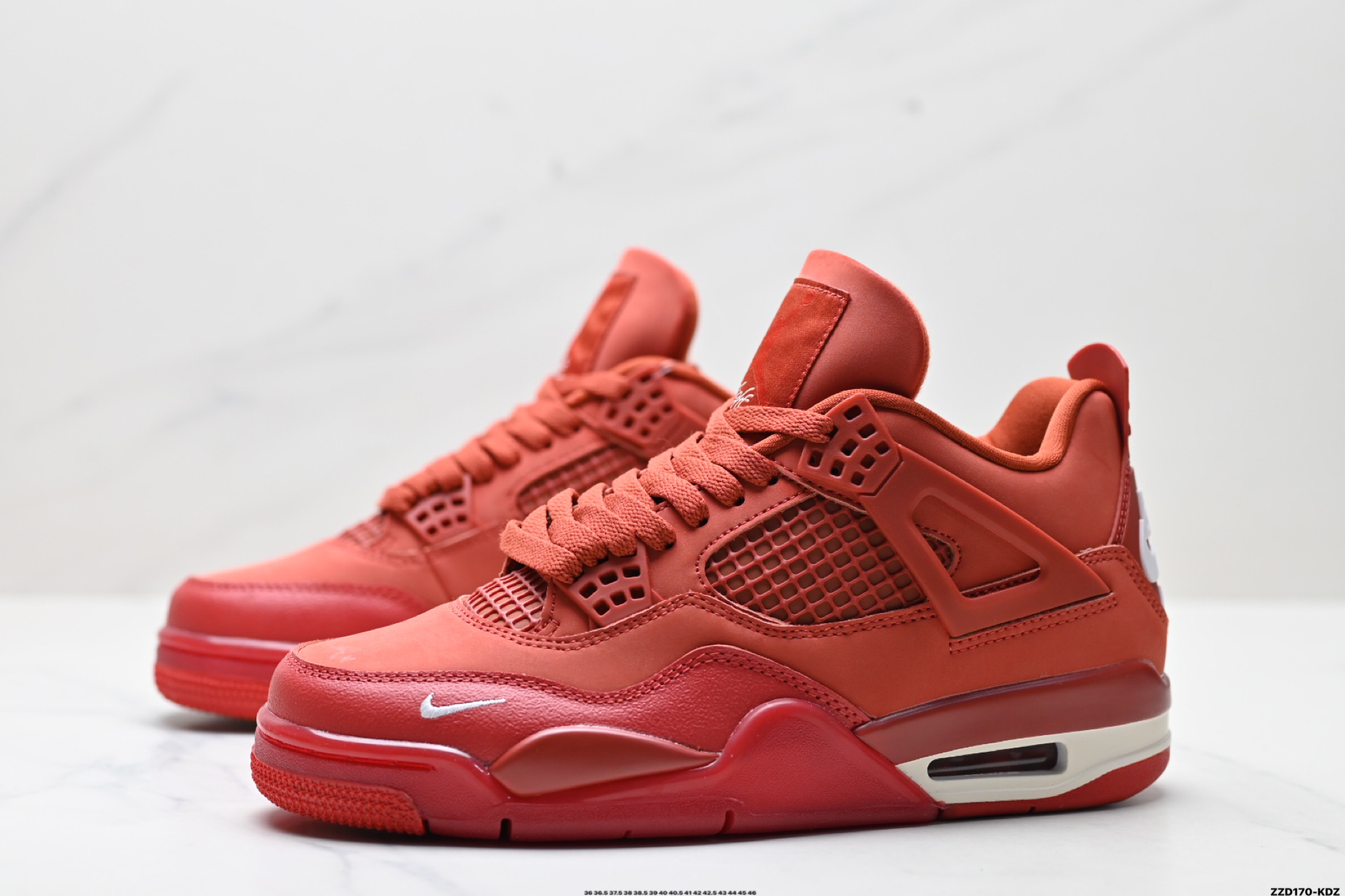 Nike Air Jordan 4 Retro Red Casual Sneakers, HF4340-800 5 i1743526797466 3519 0 3