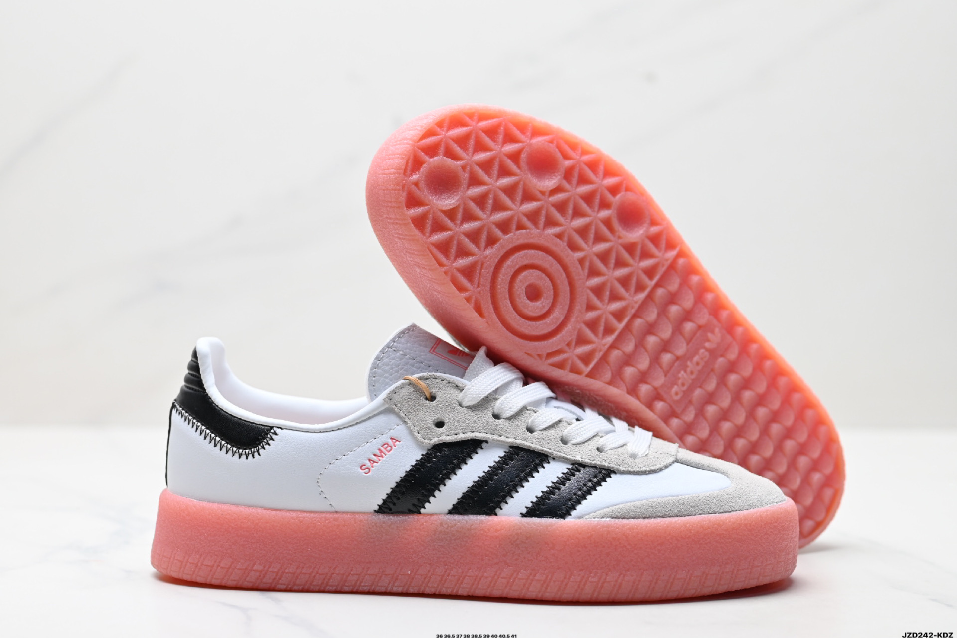 150 阿迪达斯三叶草Adidas Originals Sambae 桑巴舞系列绅士德训足球风百搭低帮休闲运动板鞋  JI3072