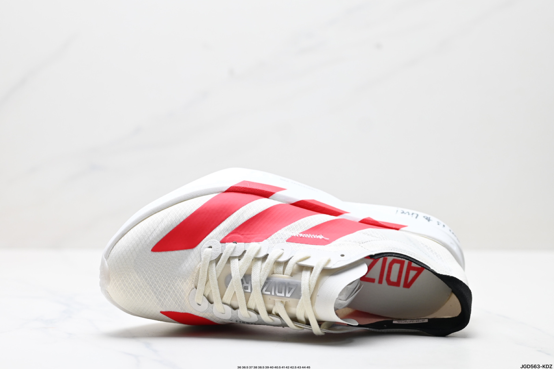 190 Adidas Adizero Adios 4 M马拉松飞线贾卡轻质透气休闲运动跑步鞋  JR6363
