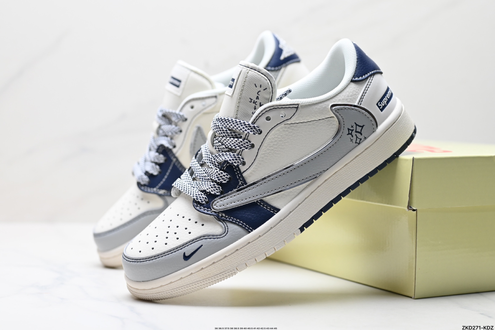 280 AJ1倒勾Travis Scott x Air Jordan 1 ” Reverse Mocha “ AJ1乔1 TS 闪电 联名倒钩 低帮文化篮球鞋 XS7079-549