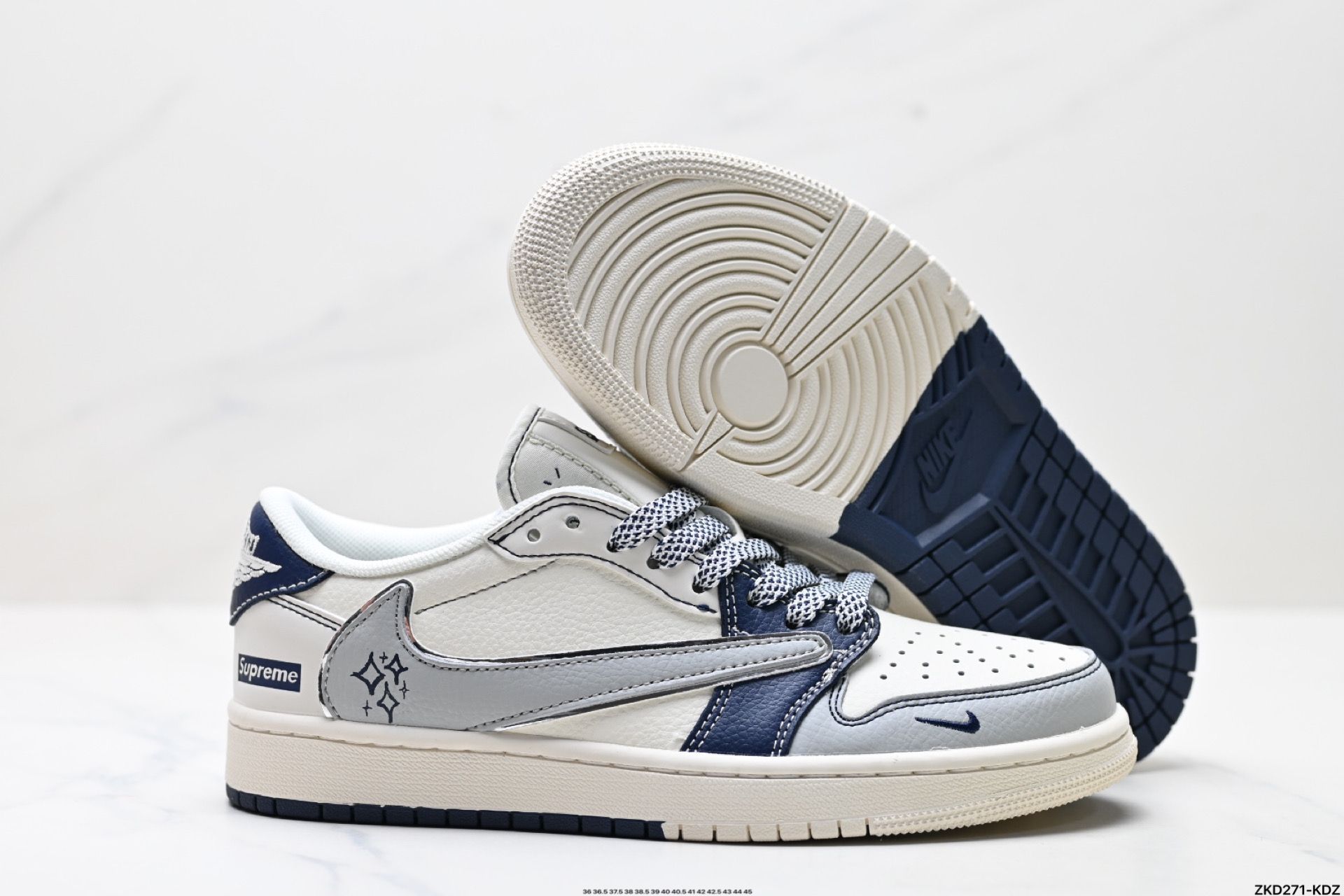 280 AJ1倒勾Travis Scott x Air Jordan 1 ” Reverse Mocha “ AJ1乔1 TS 闪电 联名倒钩 低帮文化篮球鞋 XS7079-549