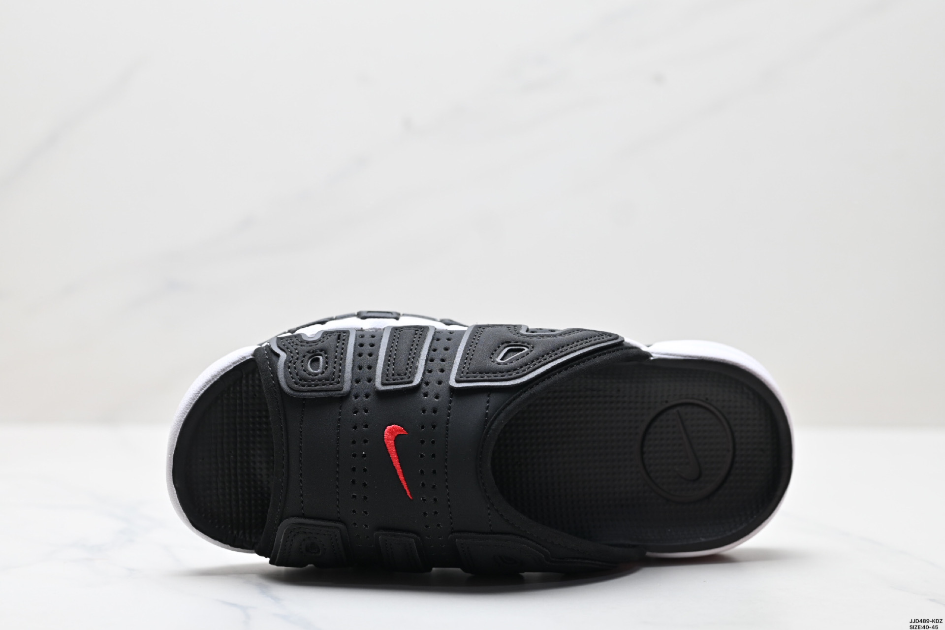 140 NIKE AIR MORE UPTEMPO SLIDE皮蓬拖鞋  DV2132-001
